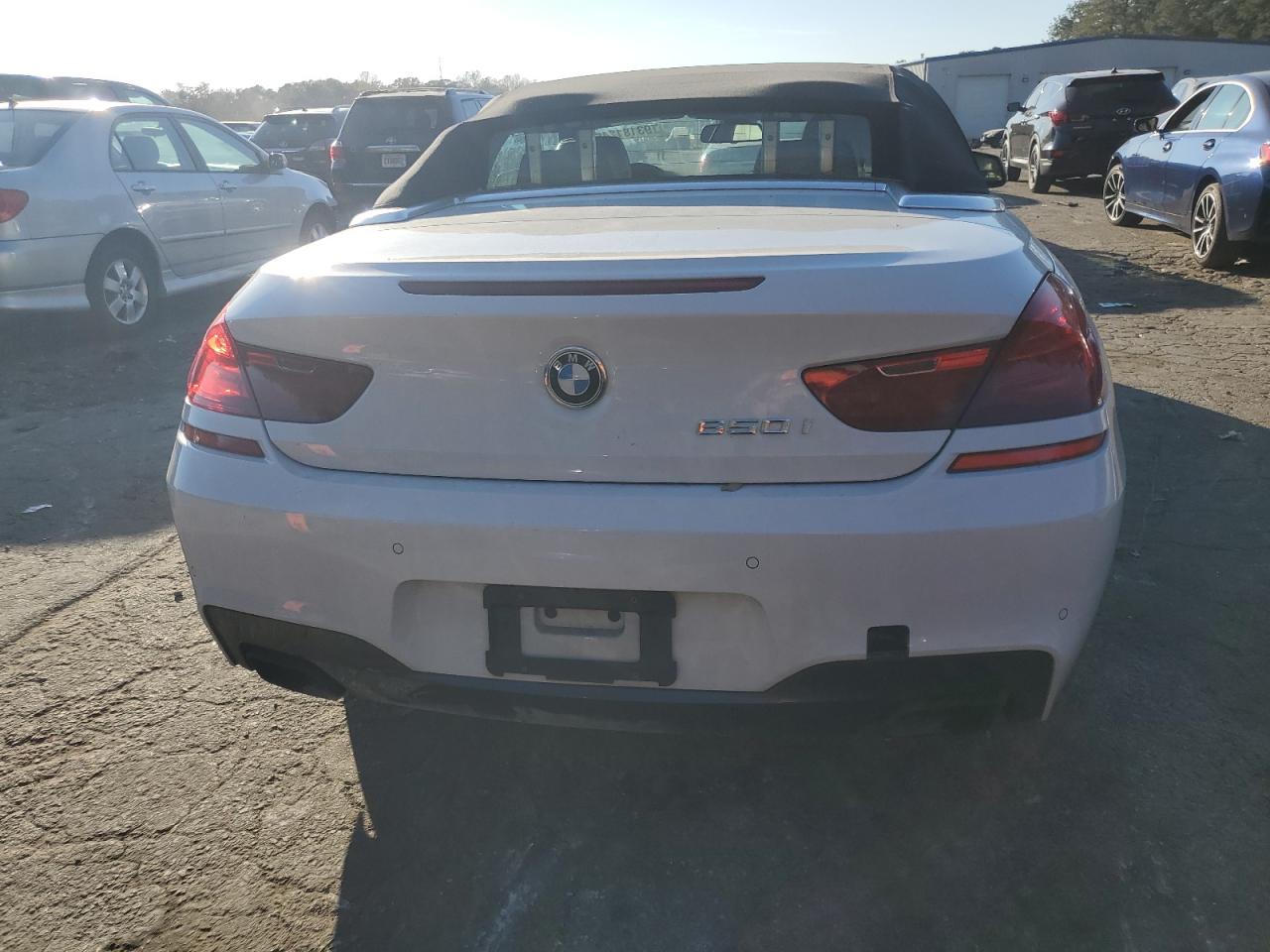 2012 Bmw 650 I Белый vin: WBALZ3C52CDL73191