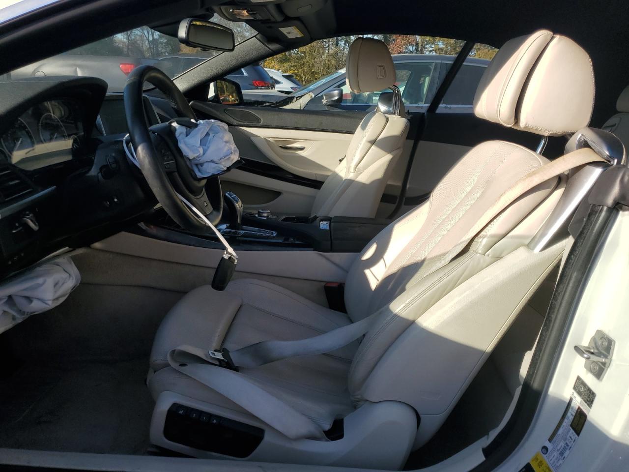 2012 Bmw 650 I Белый vin: WBALZ3C52CDL73191