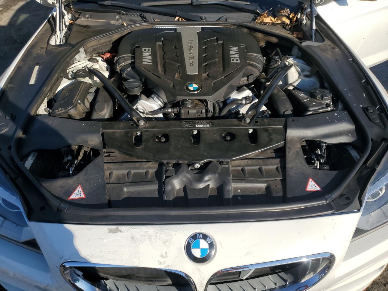 2012 Bmw 650 I Белый vin: WBALZ3C52CDL73191