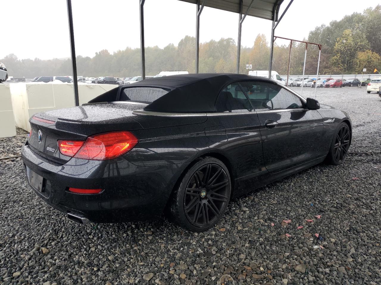 2012 Bmw 650 I Black vin: WBALZ3C53CC397375