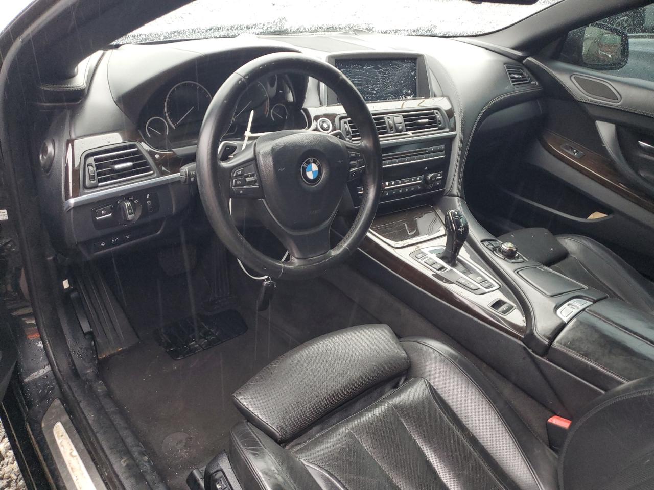 2012 Bmw 650 I Black vin: WBALZ3C53CC397375