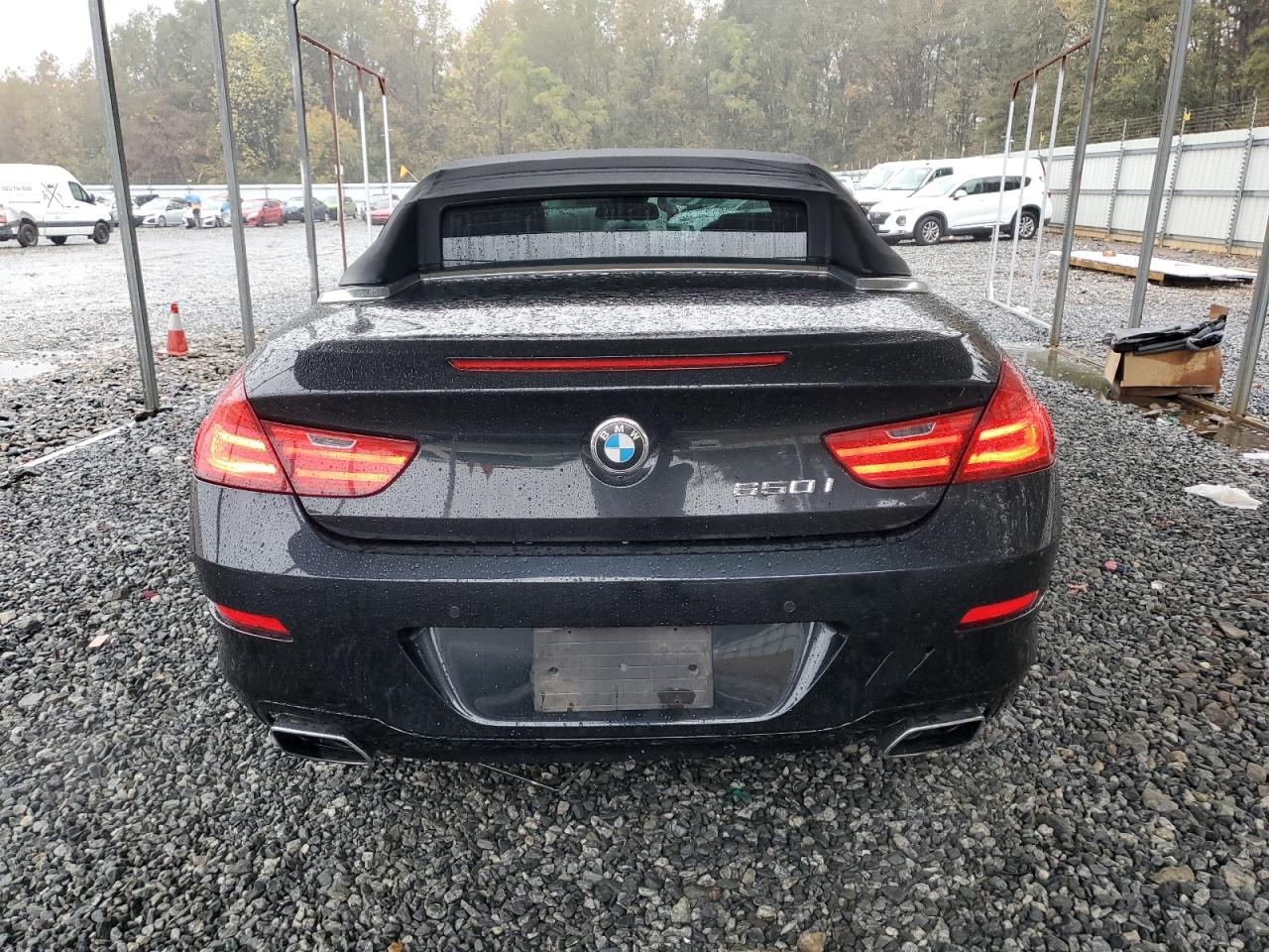 2012 Bmw 650 I Black vin: WBALZ3C53CC397375 Damage: Rear Bumper, Heavy Scratch, 1 To 2 Inches