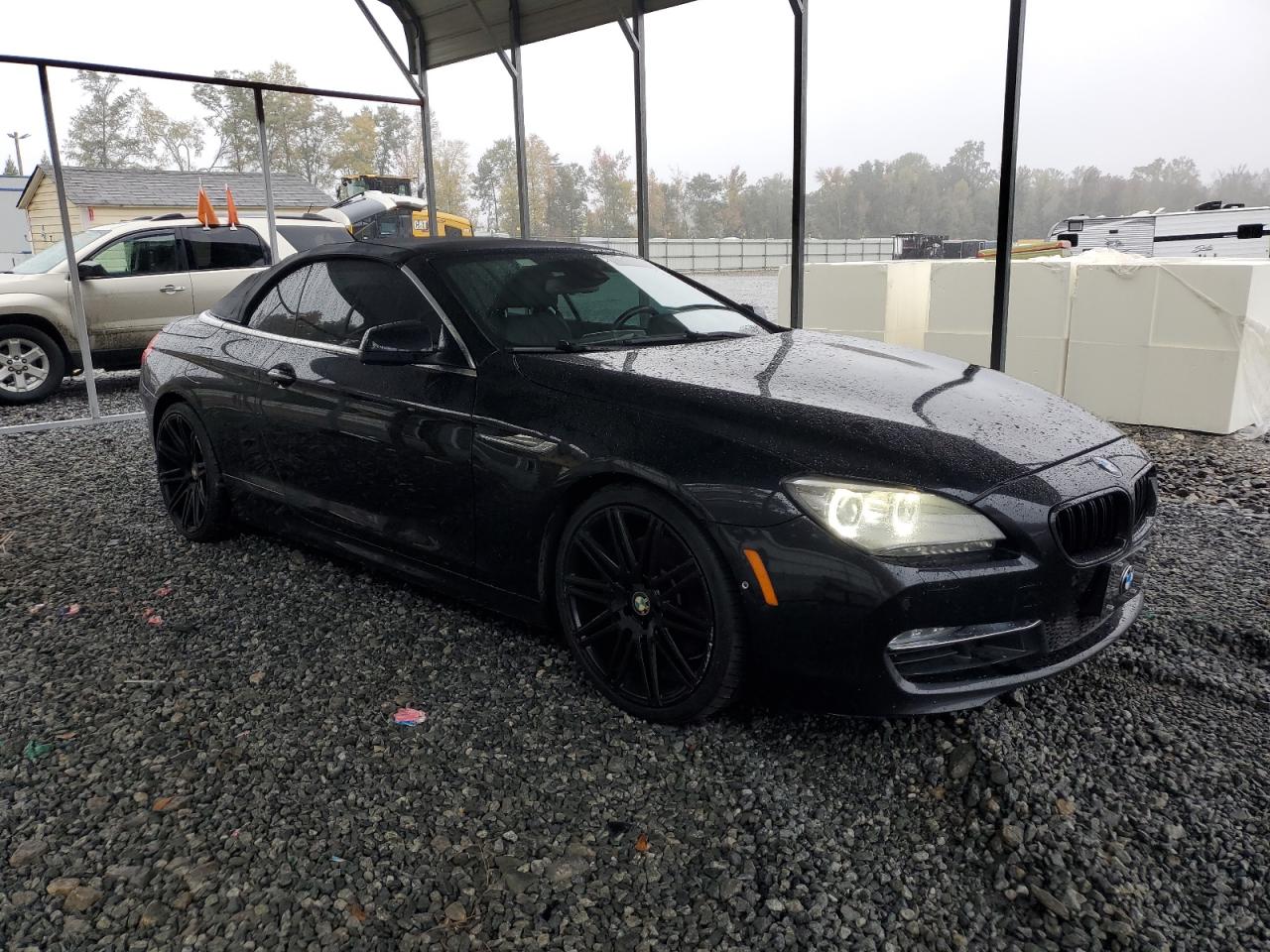 2012 Bmw 650 I Black vin: WBALZ3C53CC397375 Damage: Right Front Fender, Dent(S) W/No Paint Dmg, < 1/8 Inch