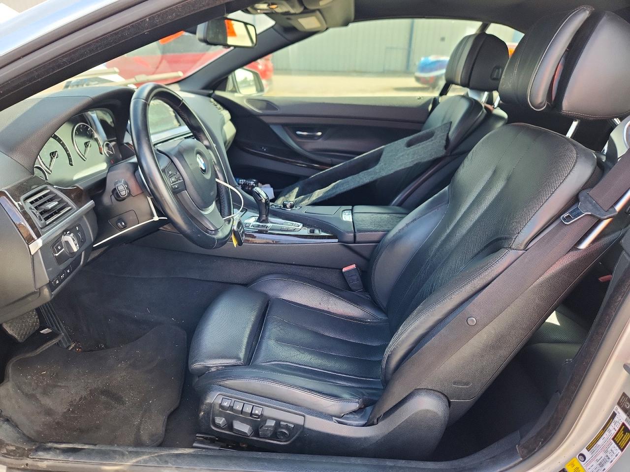 2012 Bmw 650 I Silver vin: WBALZ3C54CDL71118