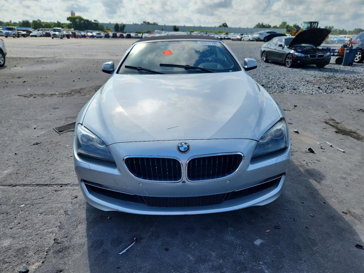 2012 Bmw 650 I Silver vin: WBALZ3C54CDL71118