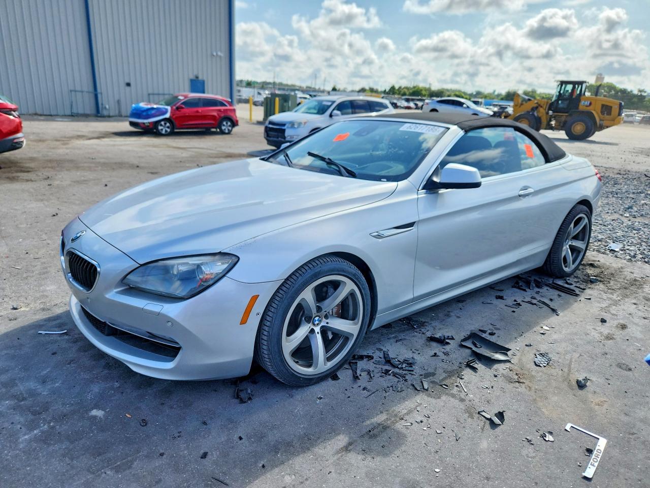 2012 Bmw 650 I Silver vin: WBALZ3C54CDL71118