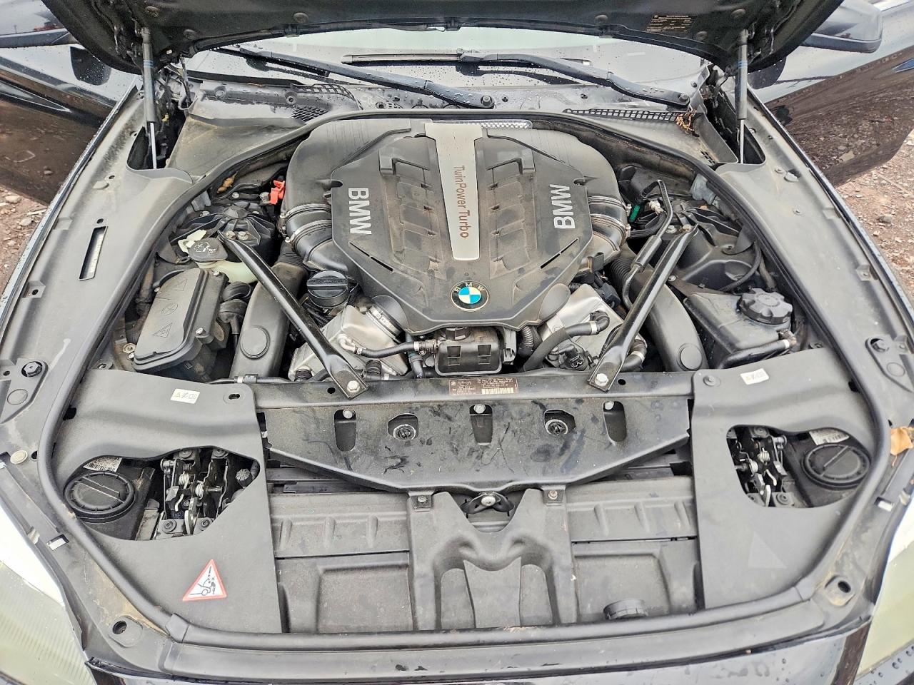 2012 Bmw 650 I Black vin: WBALZ3C54CDL72916