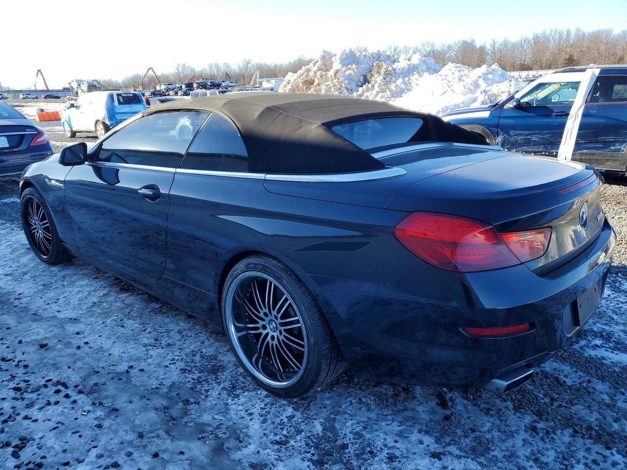 2012 Bmw 650 I Black vin: WBALZ3C56CDL71136
