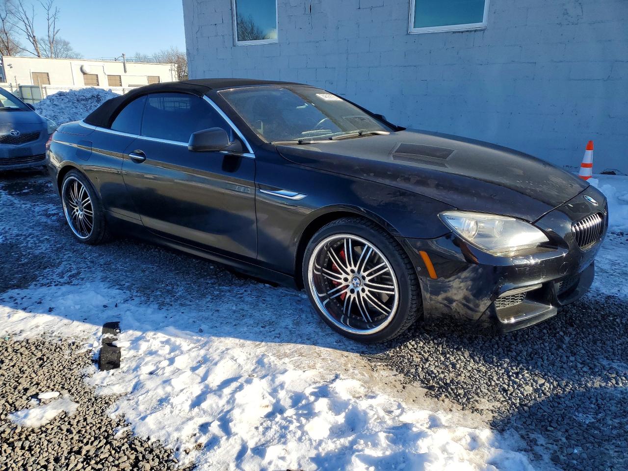 2012 Bmw 650 I Black vin: WBALZ3C56CDL71136