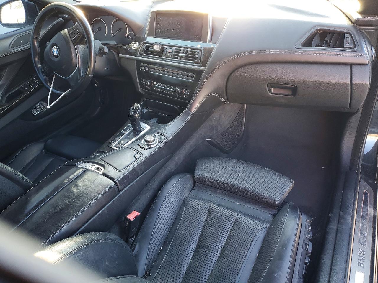 2012 Bmw 650 I Black vin: WBALZ3C56CDL71136