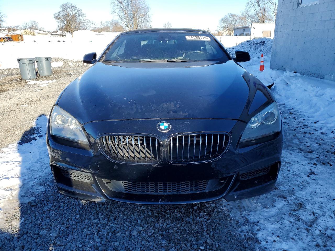 2012 Bmw 650 I Black vin: WBALZ3C56CDL71136