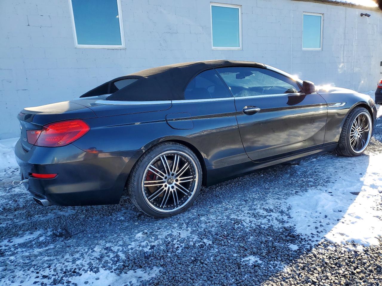 2012 Bmw 650 I Black vin: WBALZ3C56CDL71136