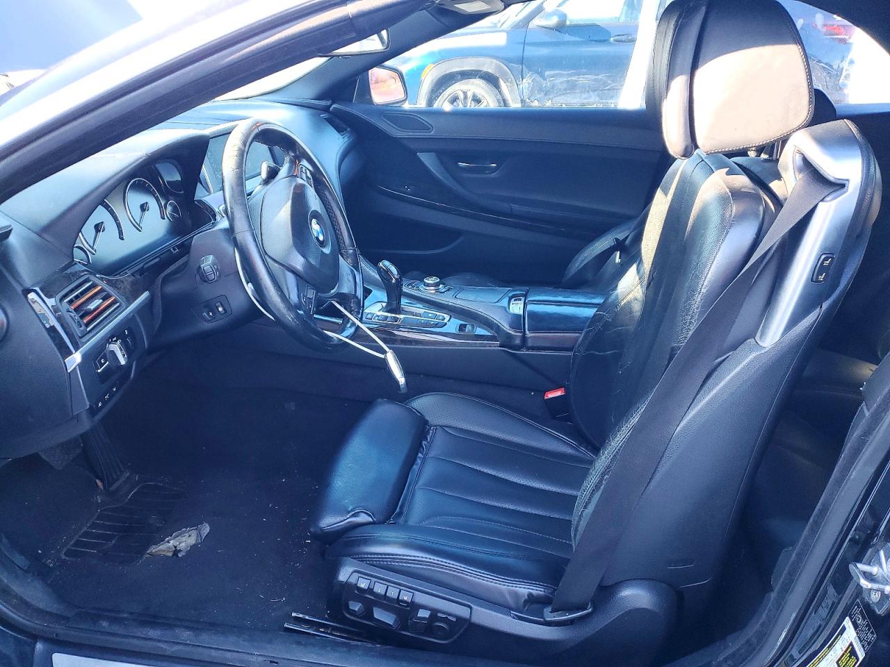 2012 Bmw 650 I Black vin: WBALZ3C56CDL71136