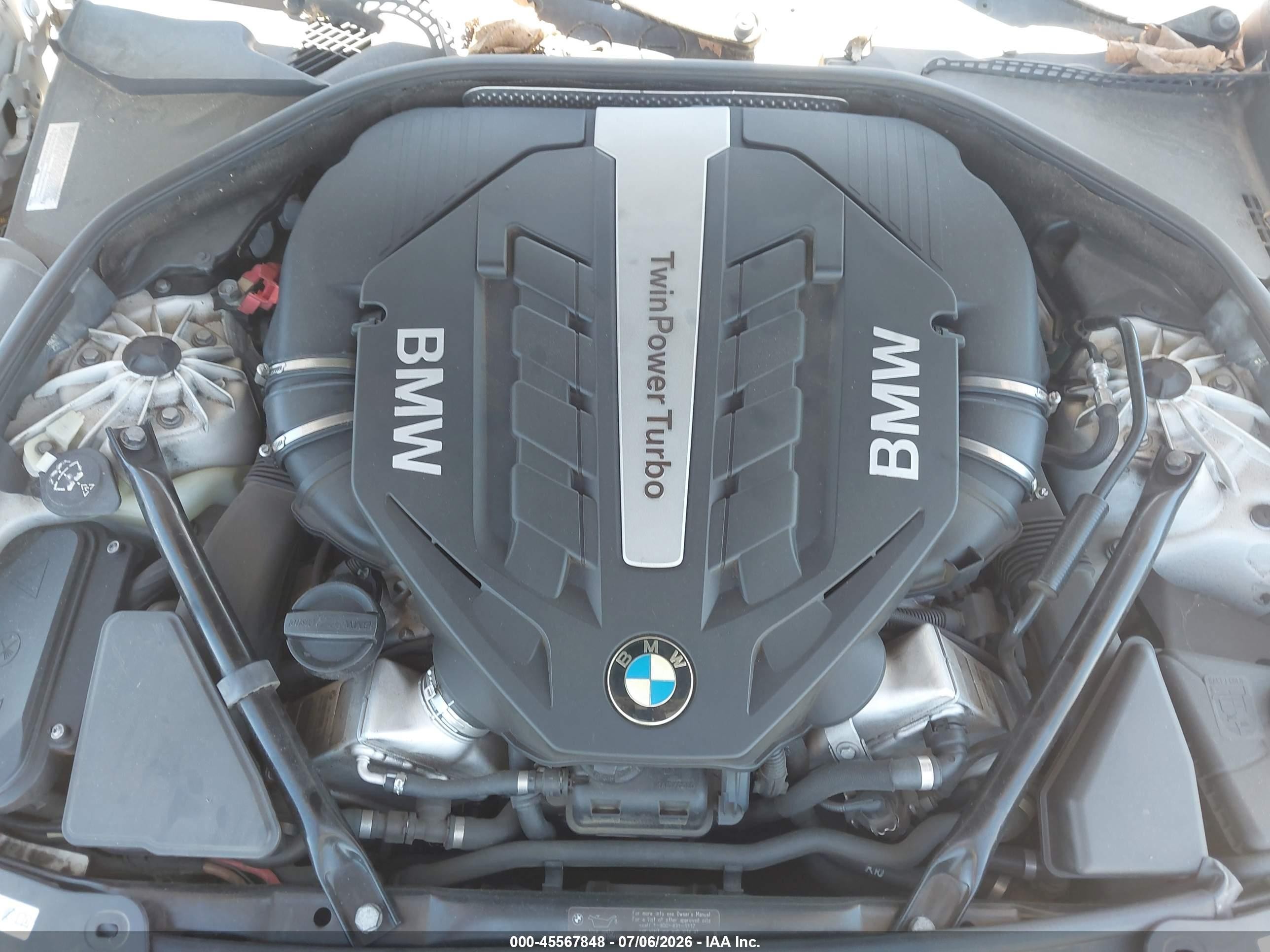 2012 Bmw 650i   White vin: WBALZ3C57CC397797