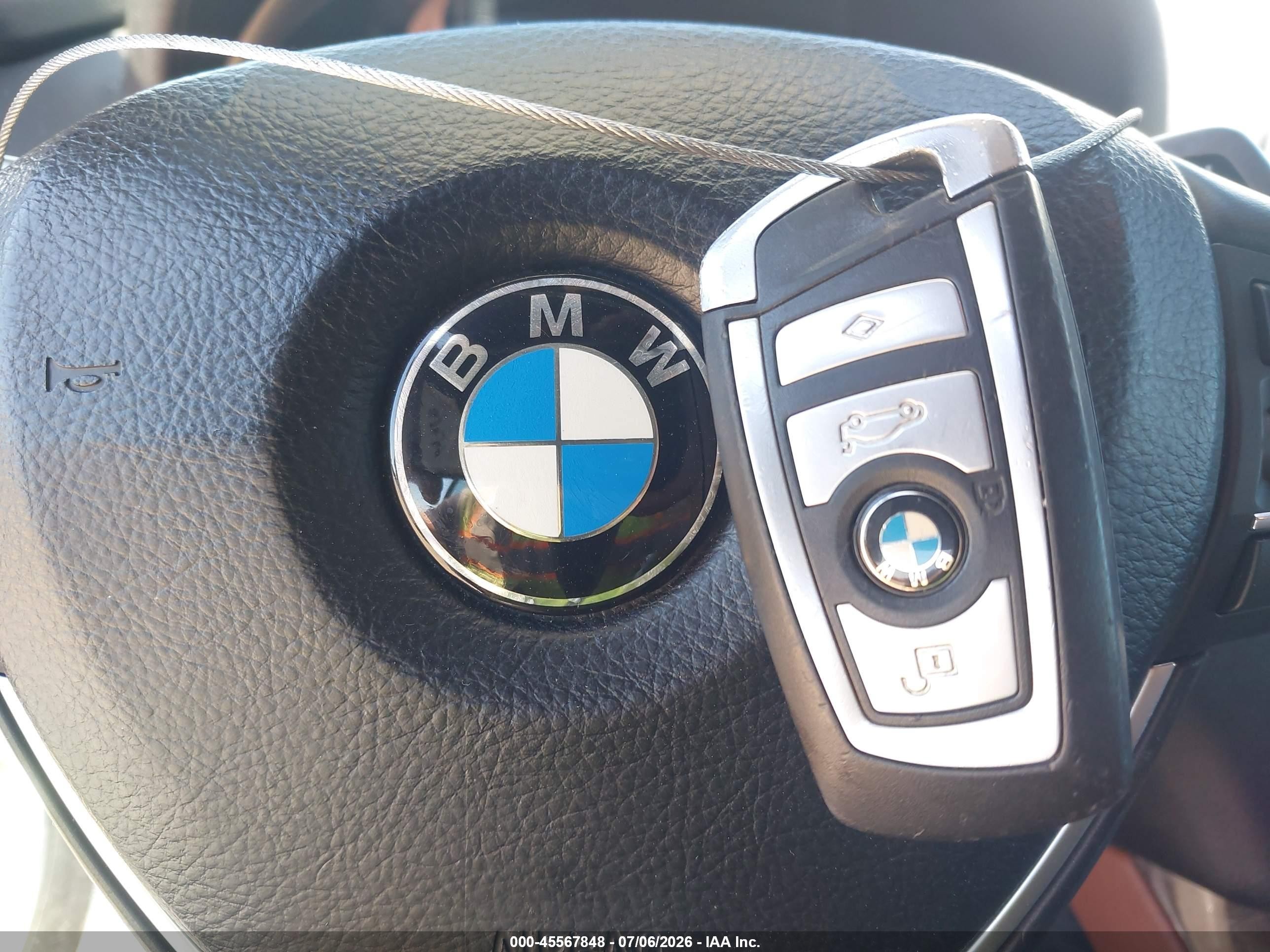 2012 Bmw 650i   White vin: WBALZ3C57CC397797