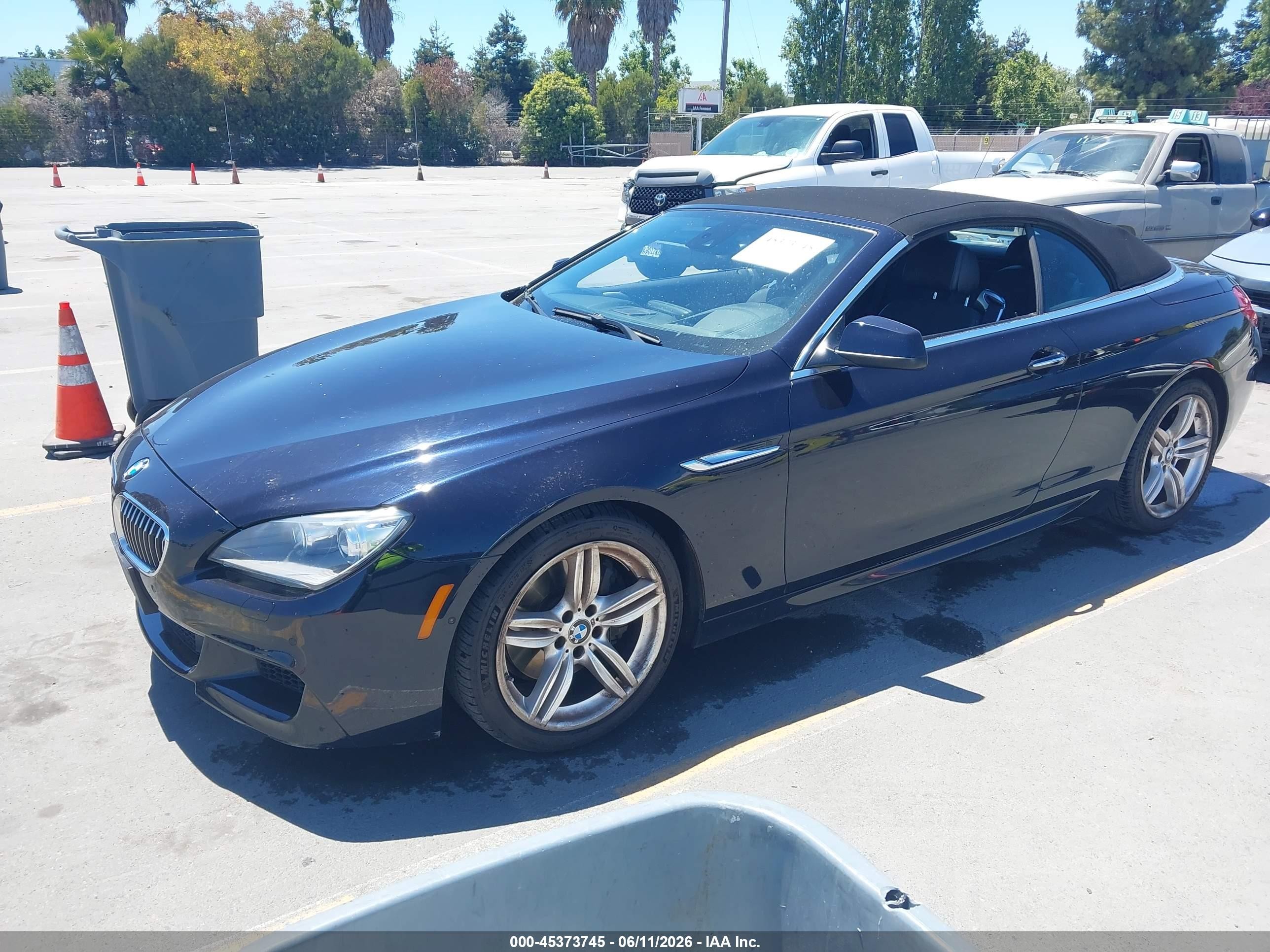 2012 Bmw 650i   Синий vin: WBALZ3C57CC397878