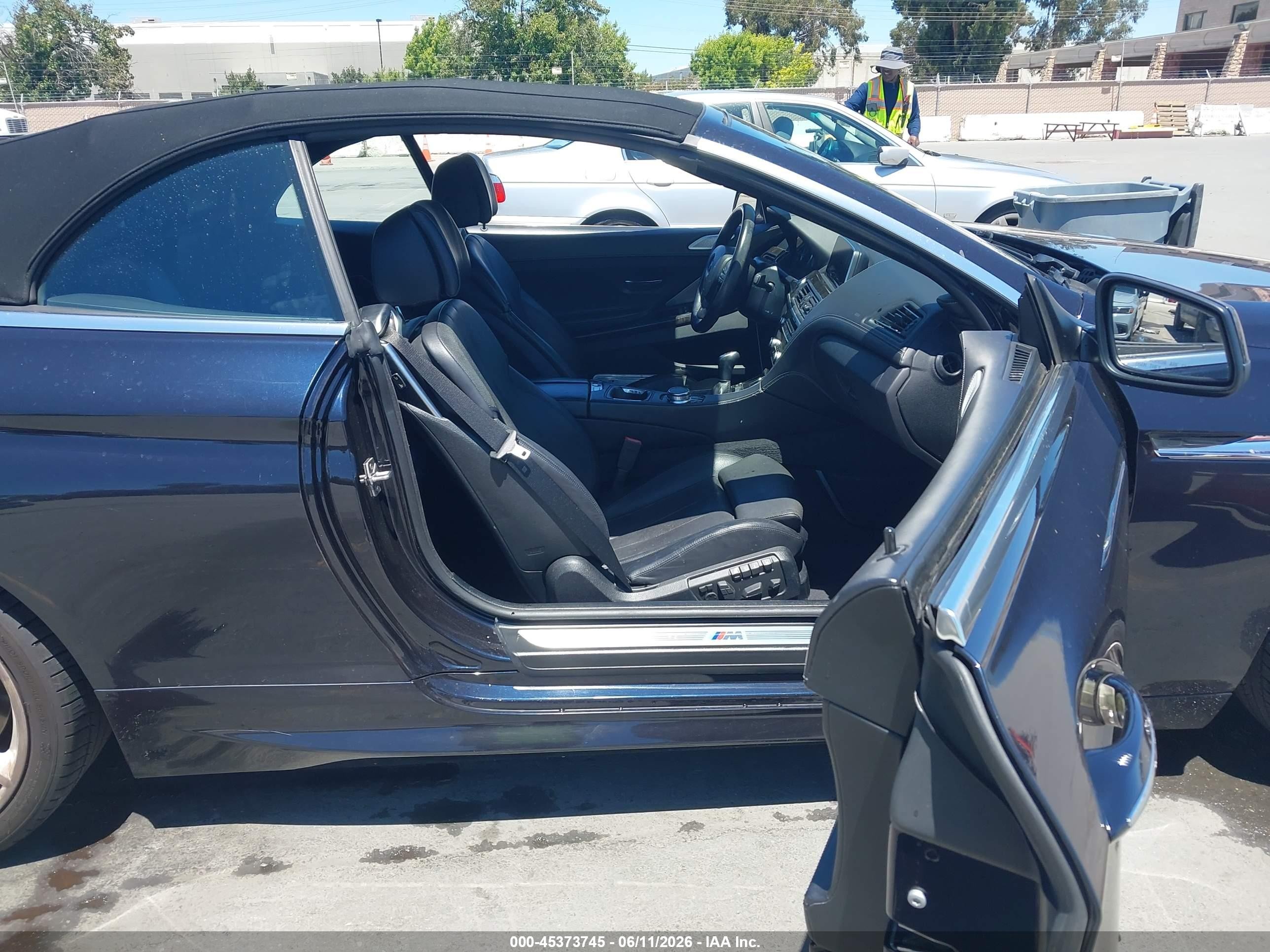 2012 Bmw 650i   Синий vin: WBALZ3C57CC397878
