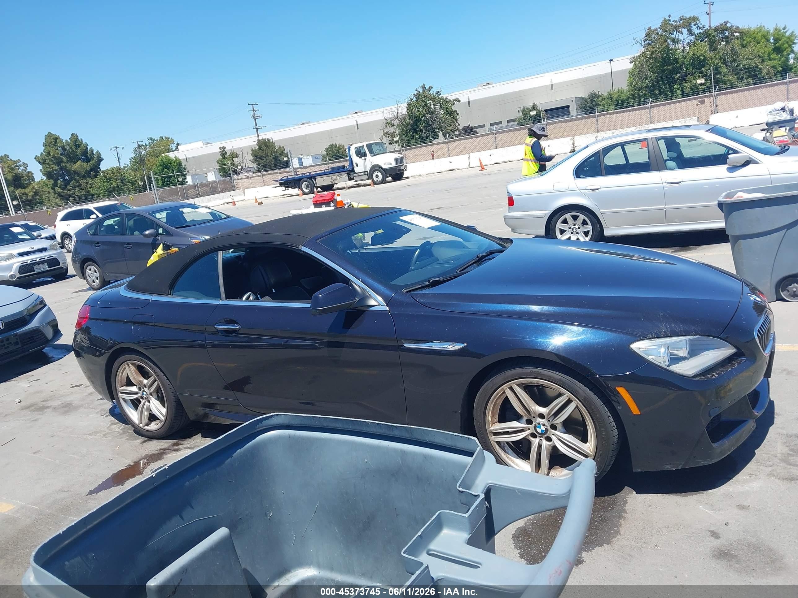 2012 Bmw 650i   Синий vin: WBALZ3C57CC397878