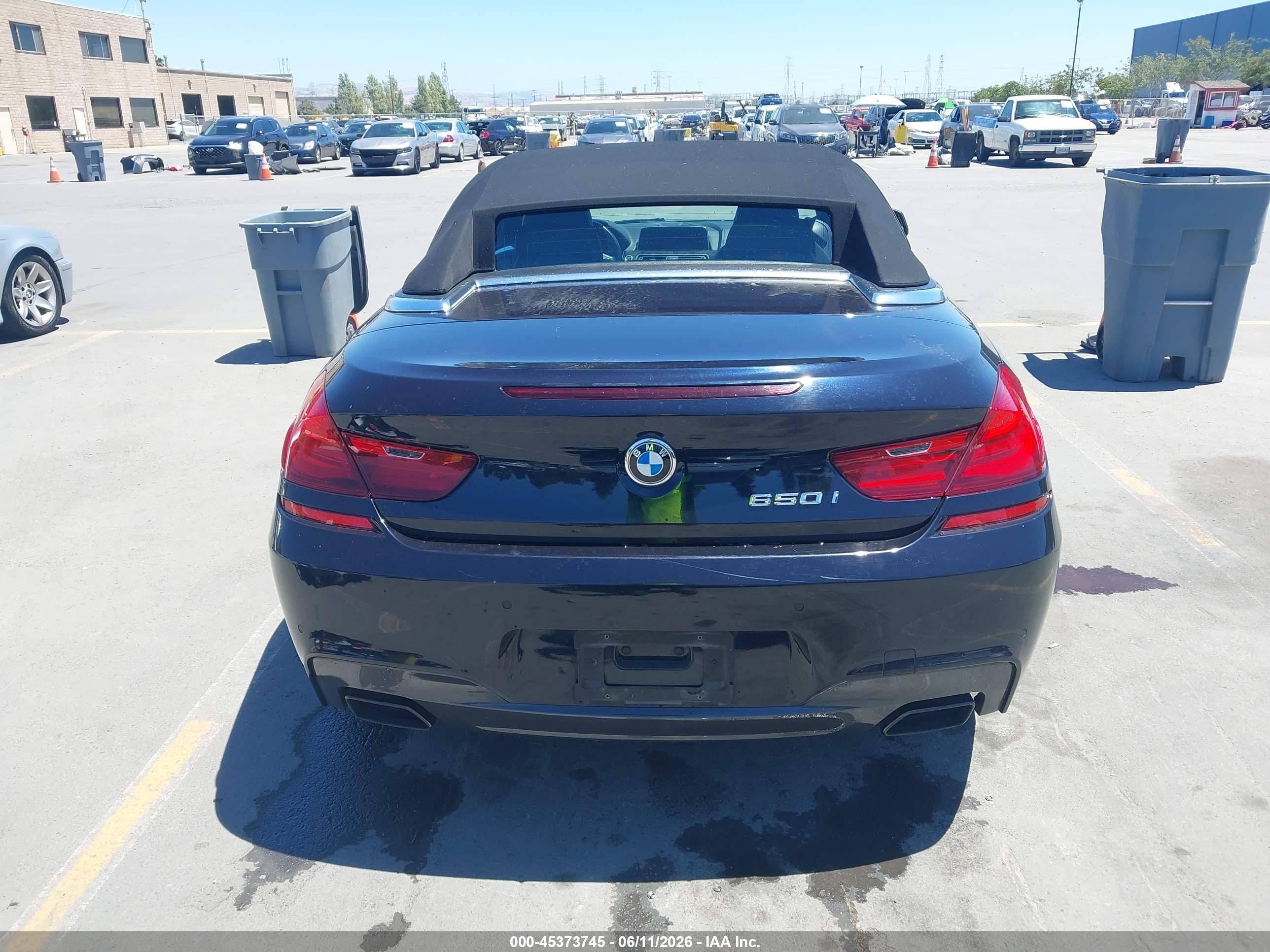 2012 Bmw 650i   Синий vin: WBALZ3C57CC397878