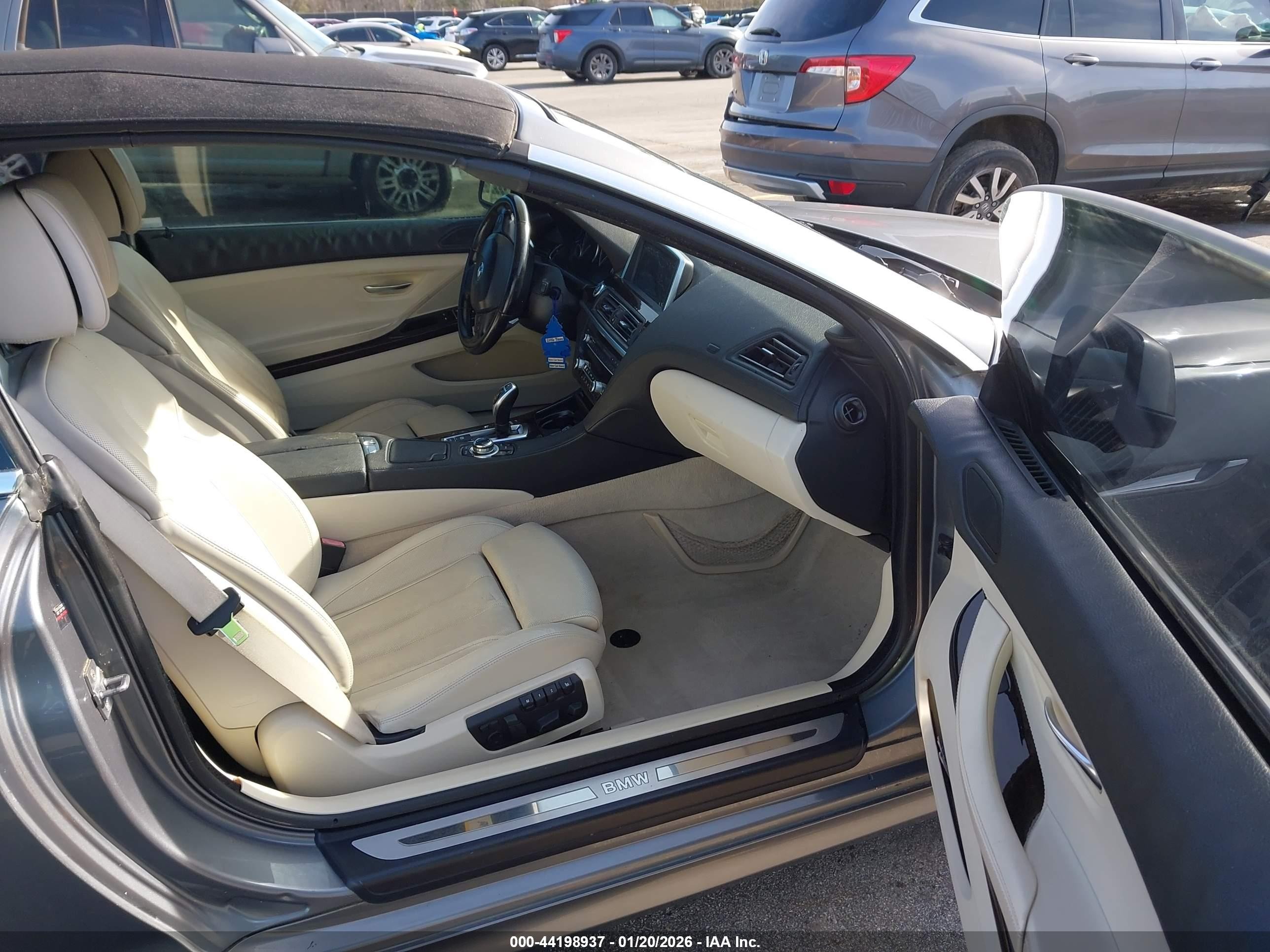 2012 Bmw 650i   Gray vin: WBALZ3C57CDL70108