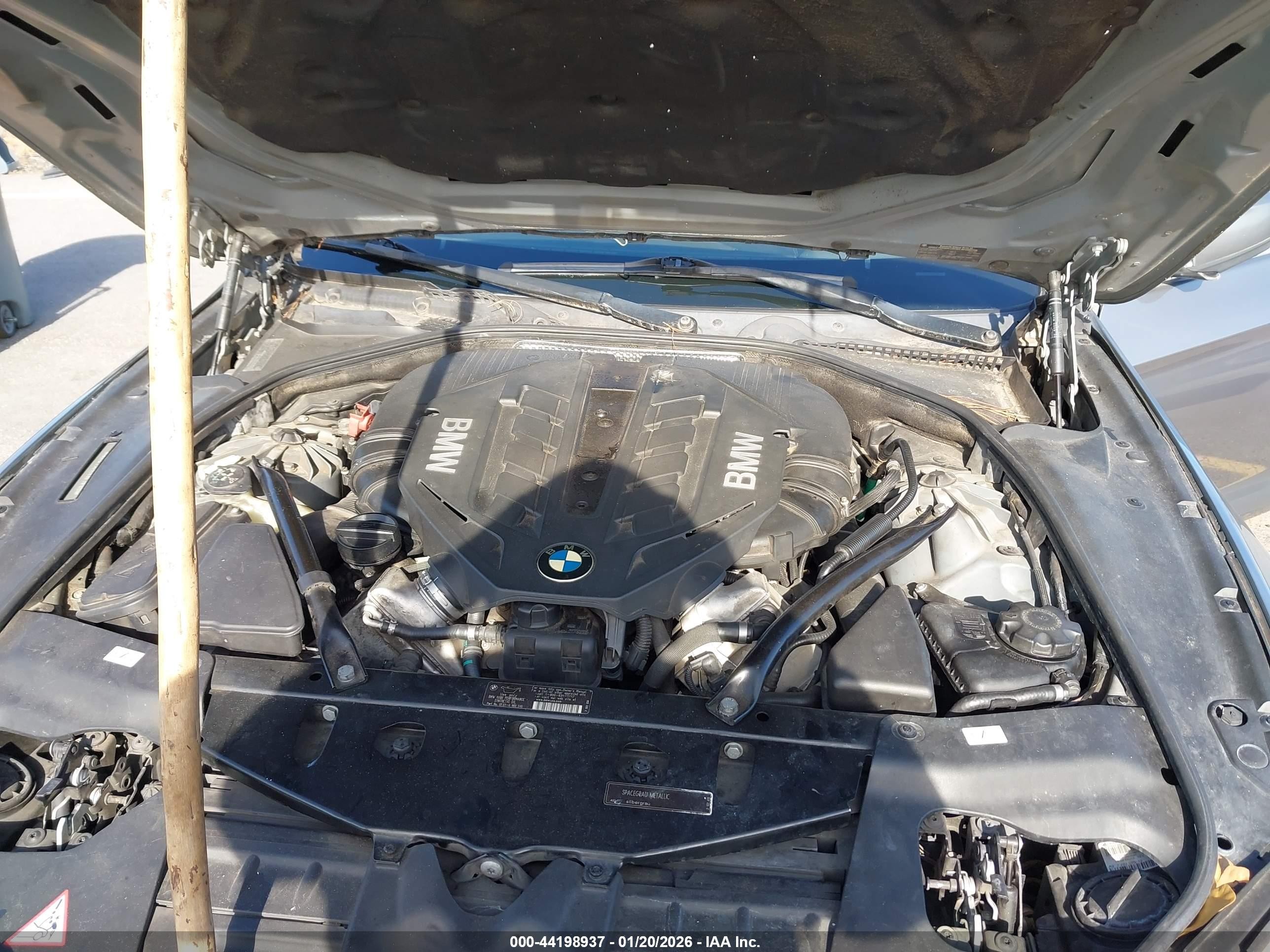 2012 Bmw 650i   Gray vin: WBALZ3C57CDL70108