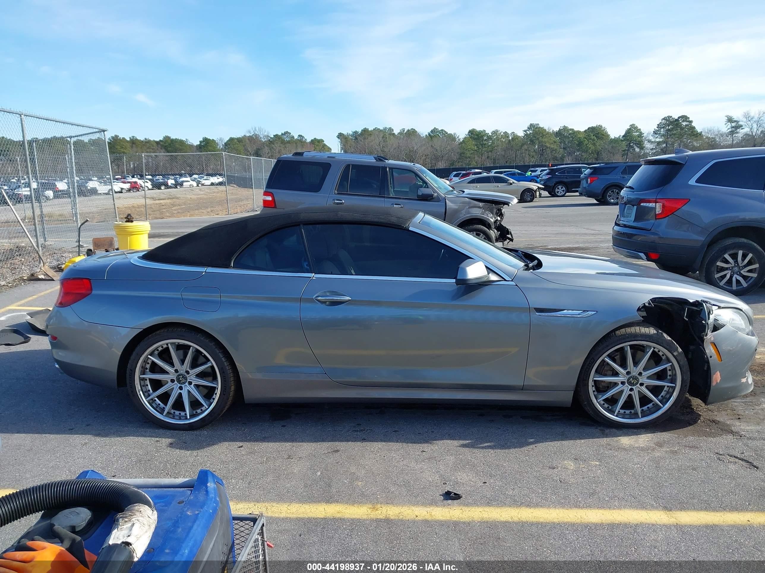 2012 Bmw 650i   Gray vin: WBALZ3C57CDL70108