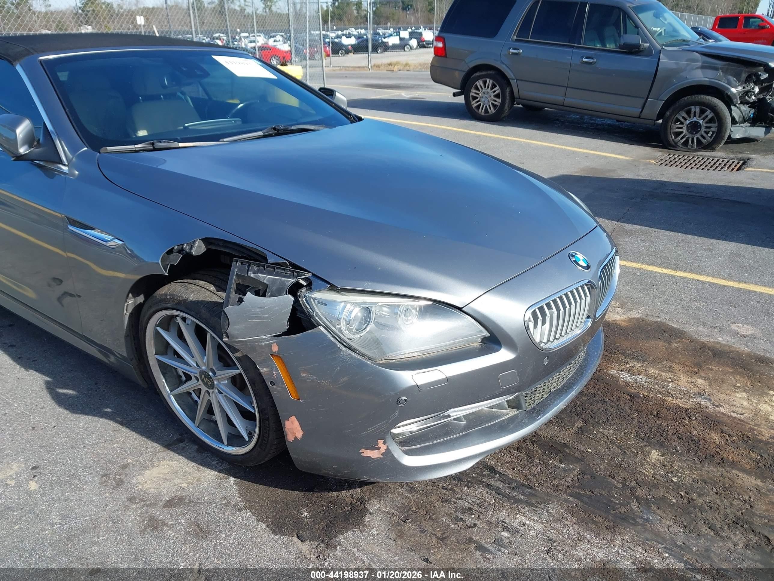 2012 Bmw 650i   Gray vin: WBALZ3C57CDL70108