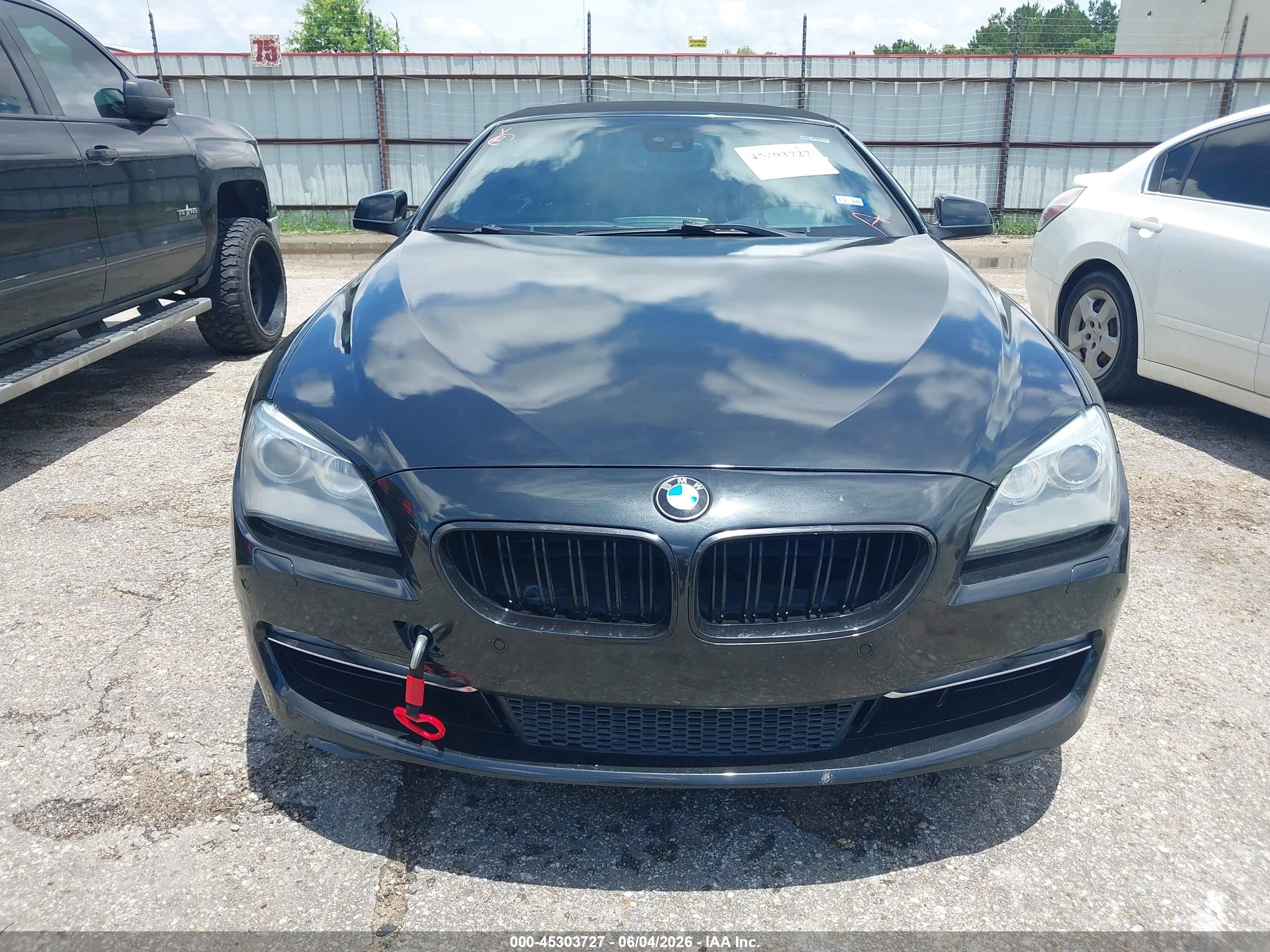 2012 Bmw 650i Черный vin: WBALZ3C57CDL72134