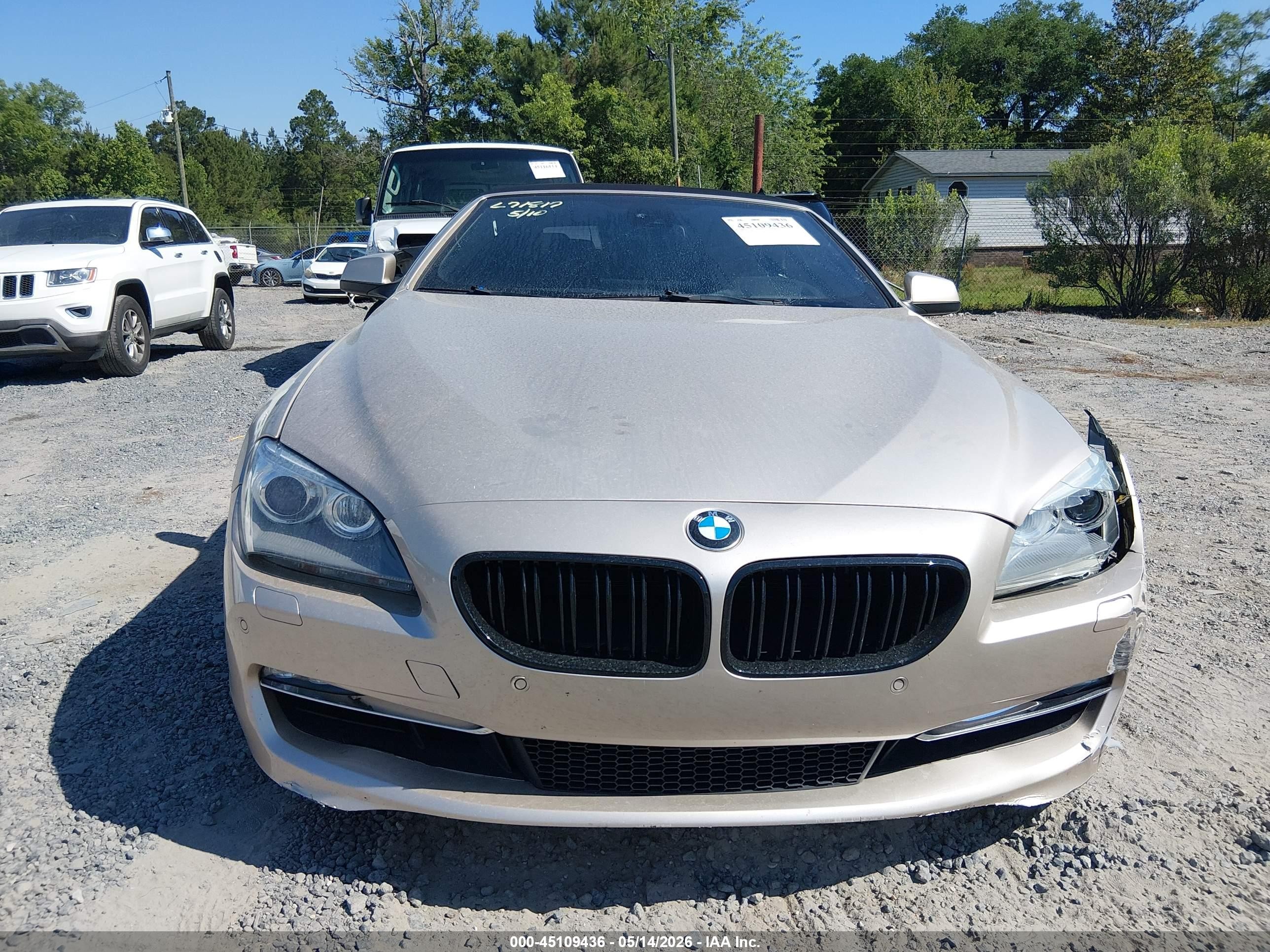 2012 Bmw 650i   Beige vin: WBALZ3C58CDL71817