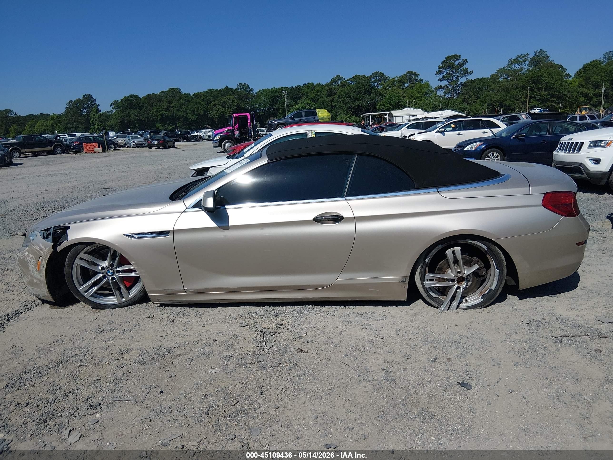 2012 Bmw 650i   Beige vin: WBALZ3C58CDL71817