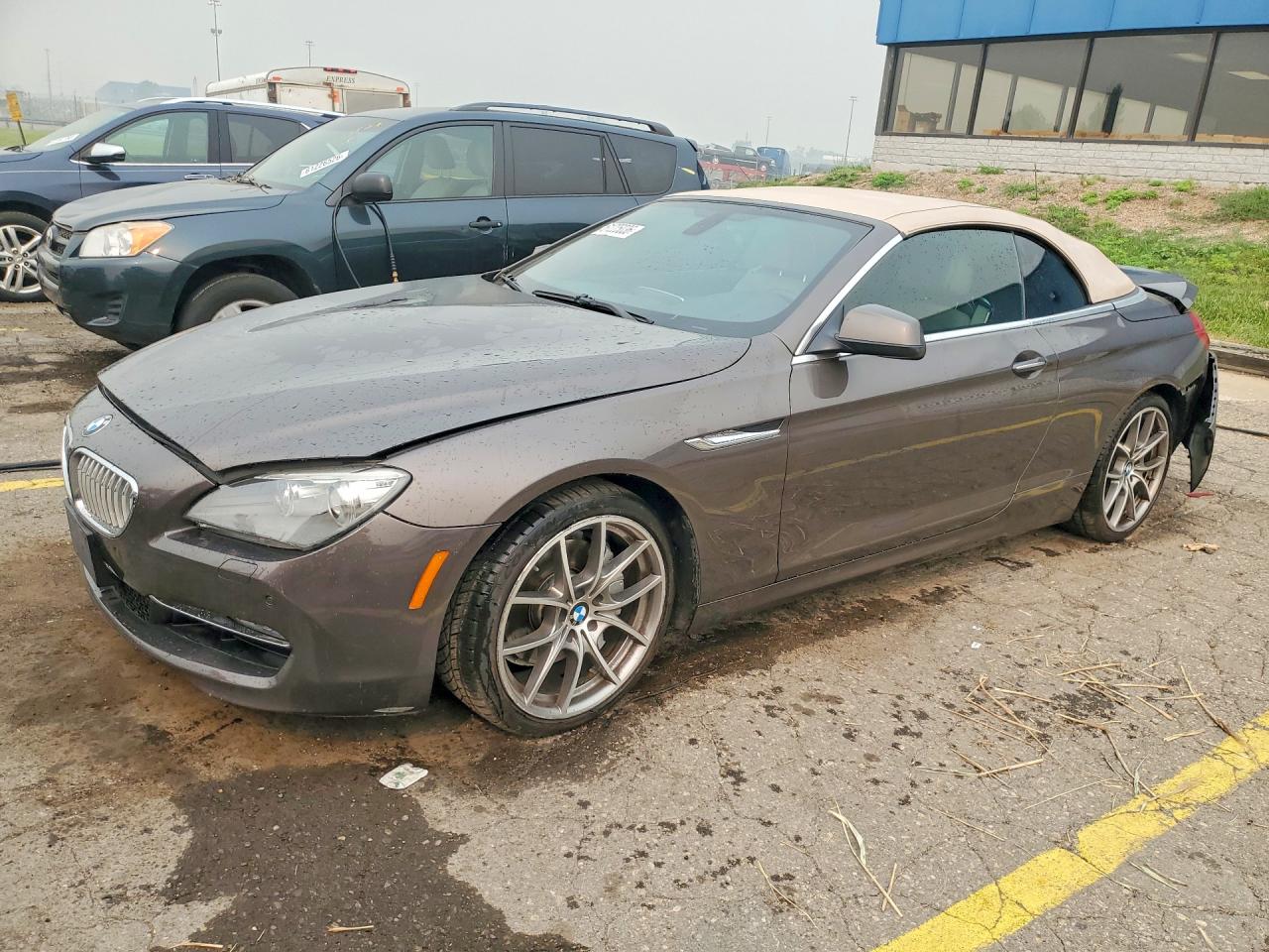 2012 Bmw 650 I Gray vin: WBALZ3C58CDL72806