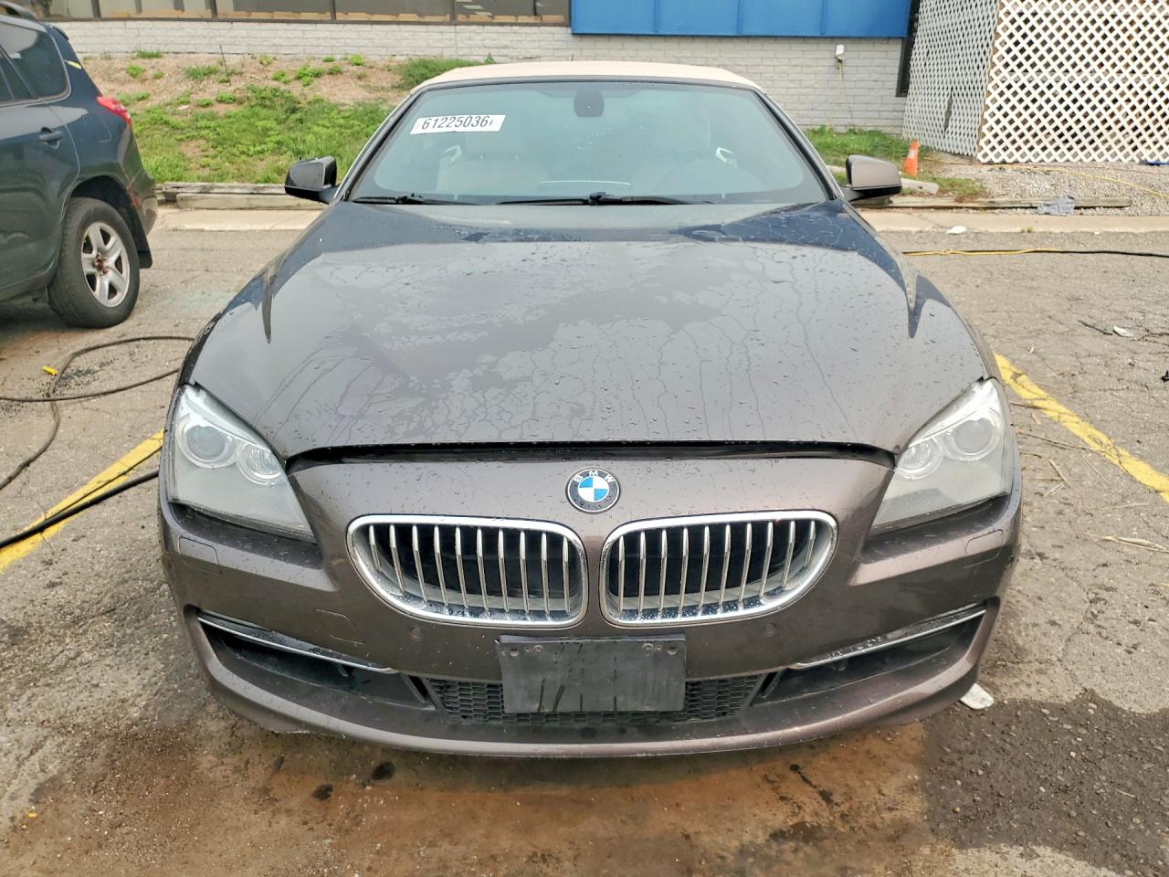 2012 Bmw 650 I Gray vin: WBALZ3C58CDL72806