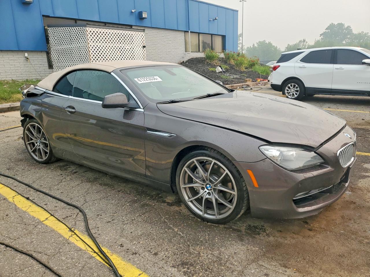 2012 Bmw 650 I Gray vin: WBALZ3C58CDL72806