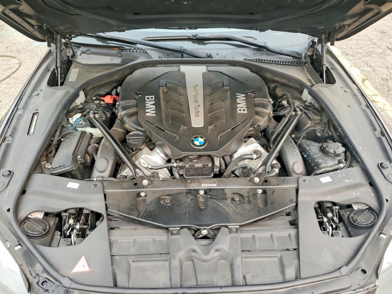 2012 Bmw 650 I Gray vin: WBALZ3C58CDL72806