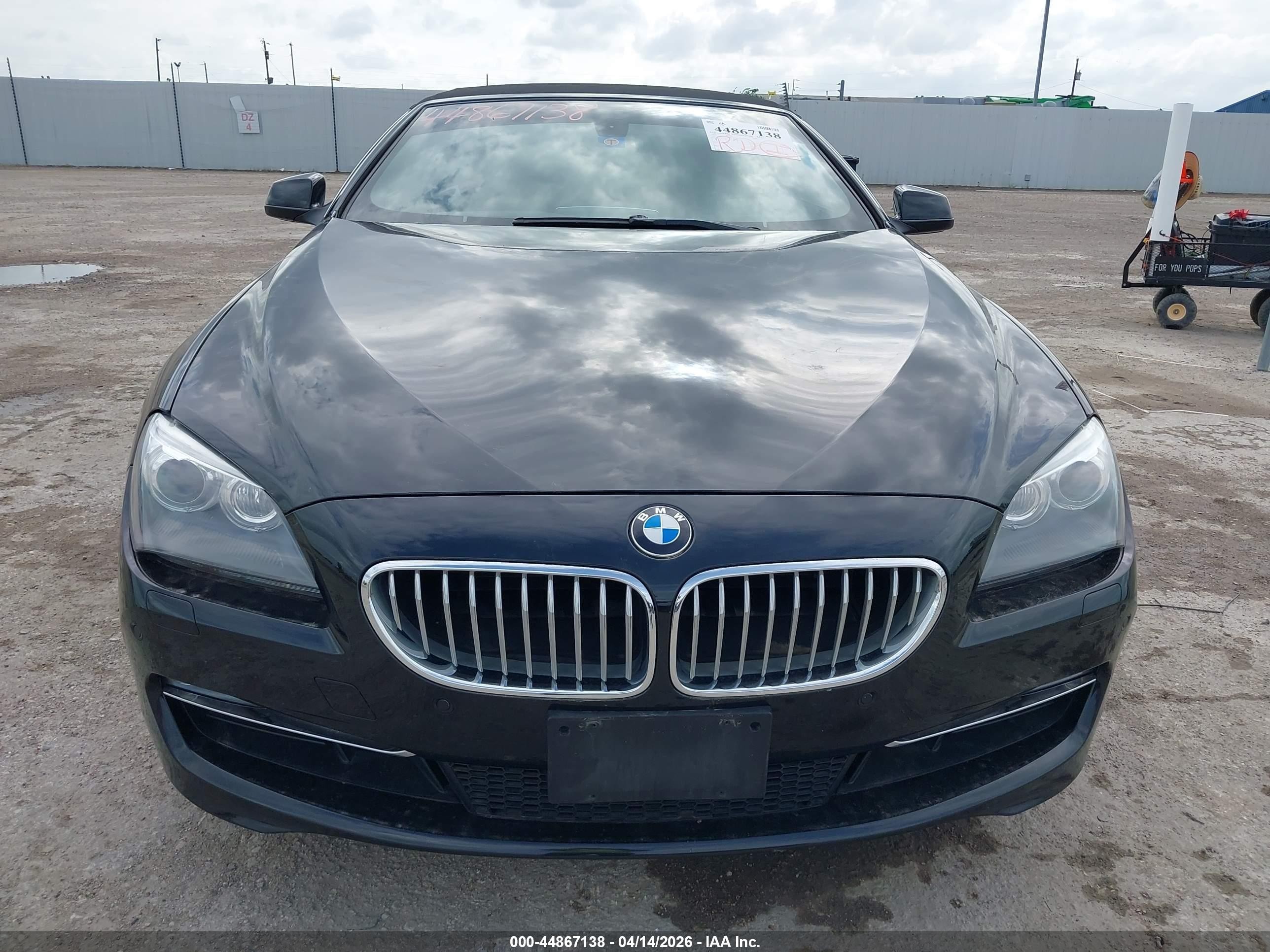 2012 Bmw 650i   Black vin: WBALZ3C58CDL72918
