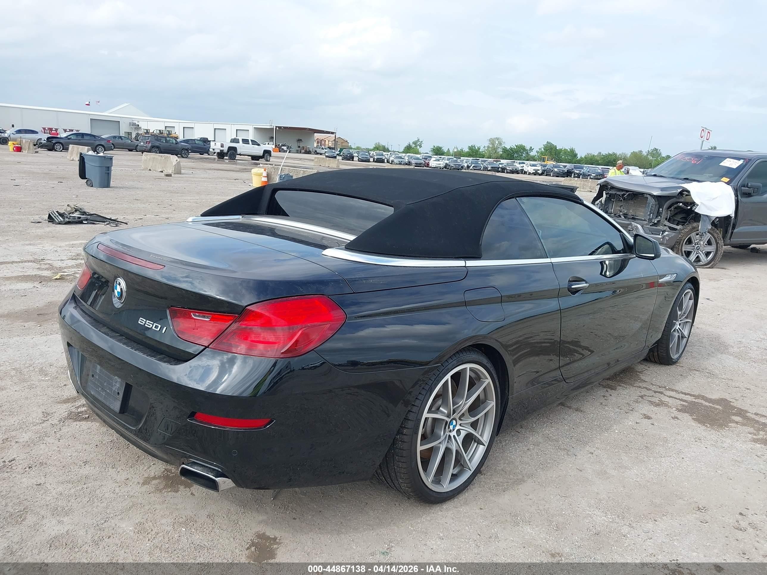 2012 Bmw 650i   Black vin: WBALZ3C58CDL72918