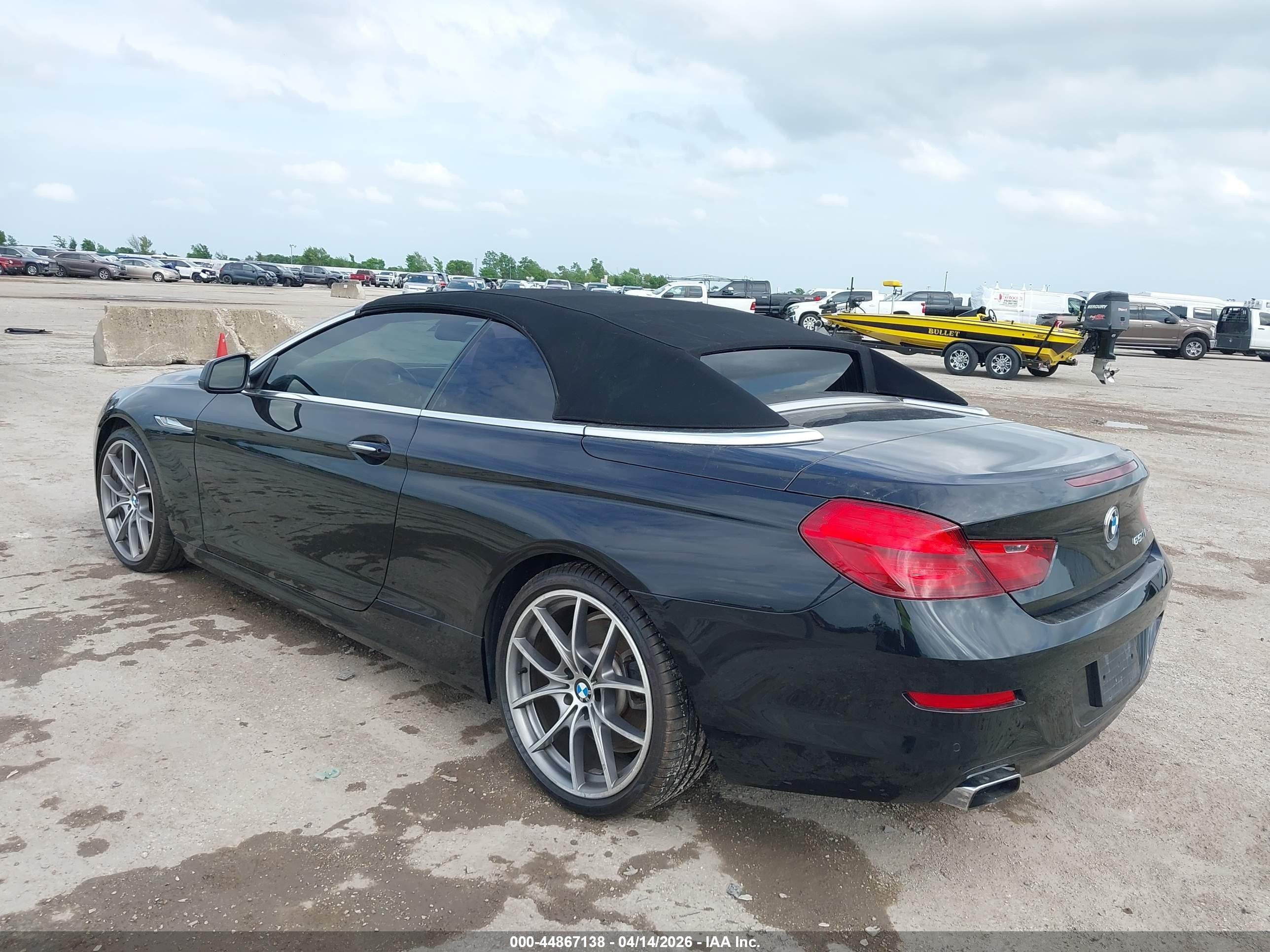 2012 Bmw 650i   Black vin: WBALZ3C58CDL72918