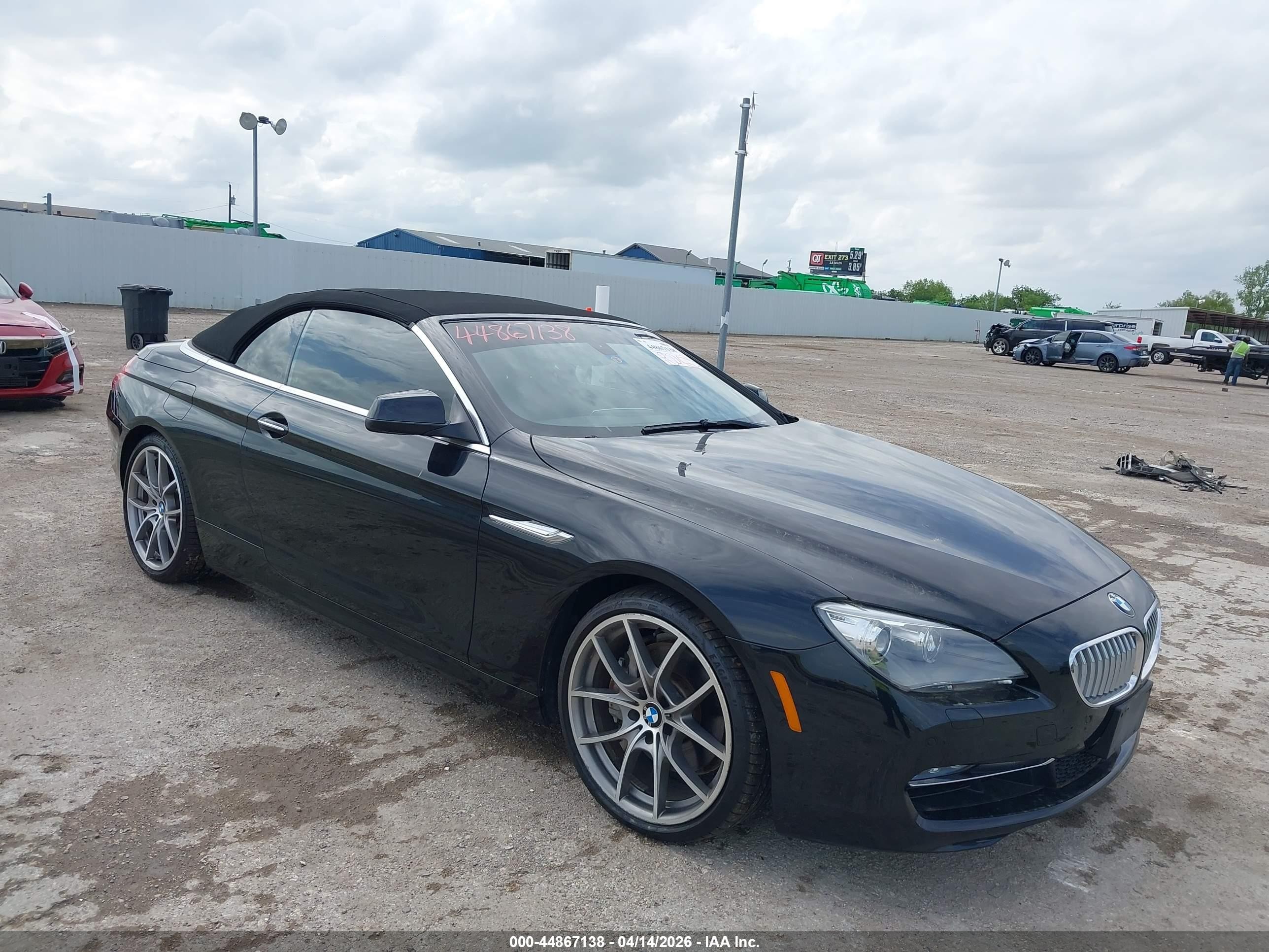 2012 Bmw 650i   Черный vin: WBALZ3C58CDL72918