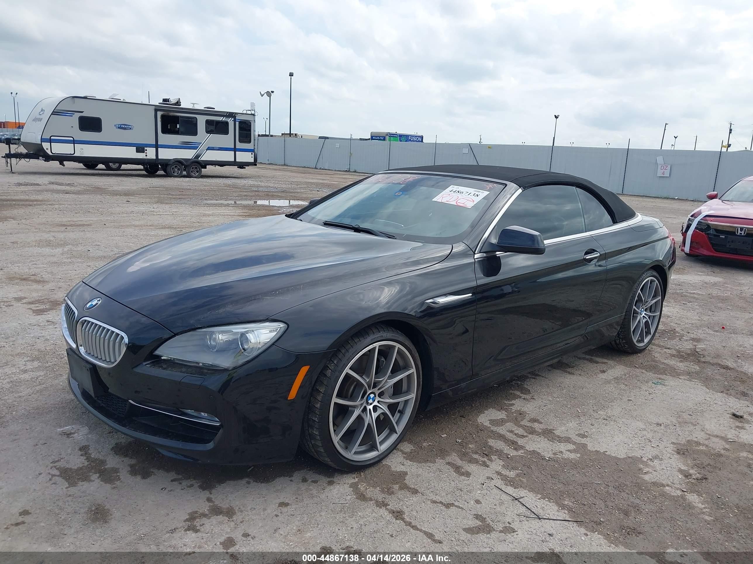 2012 Bmw 650i   Black vin: WBALZ3C58CDL72918