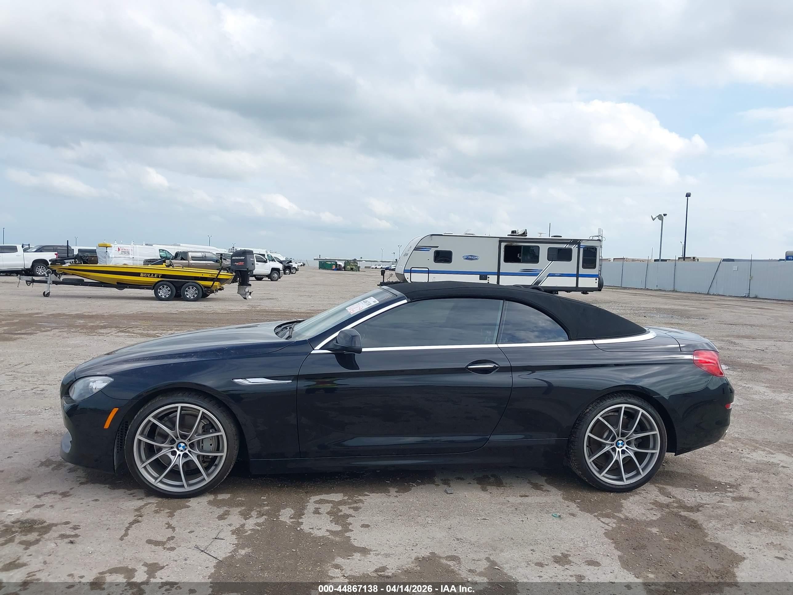 2012 Bmw 650i   Black vin: WBALZ3C58CDL72918