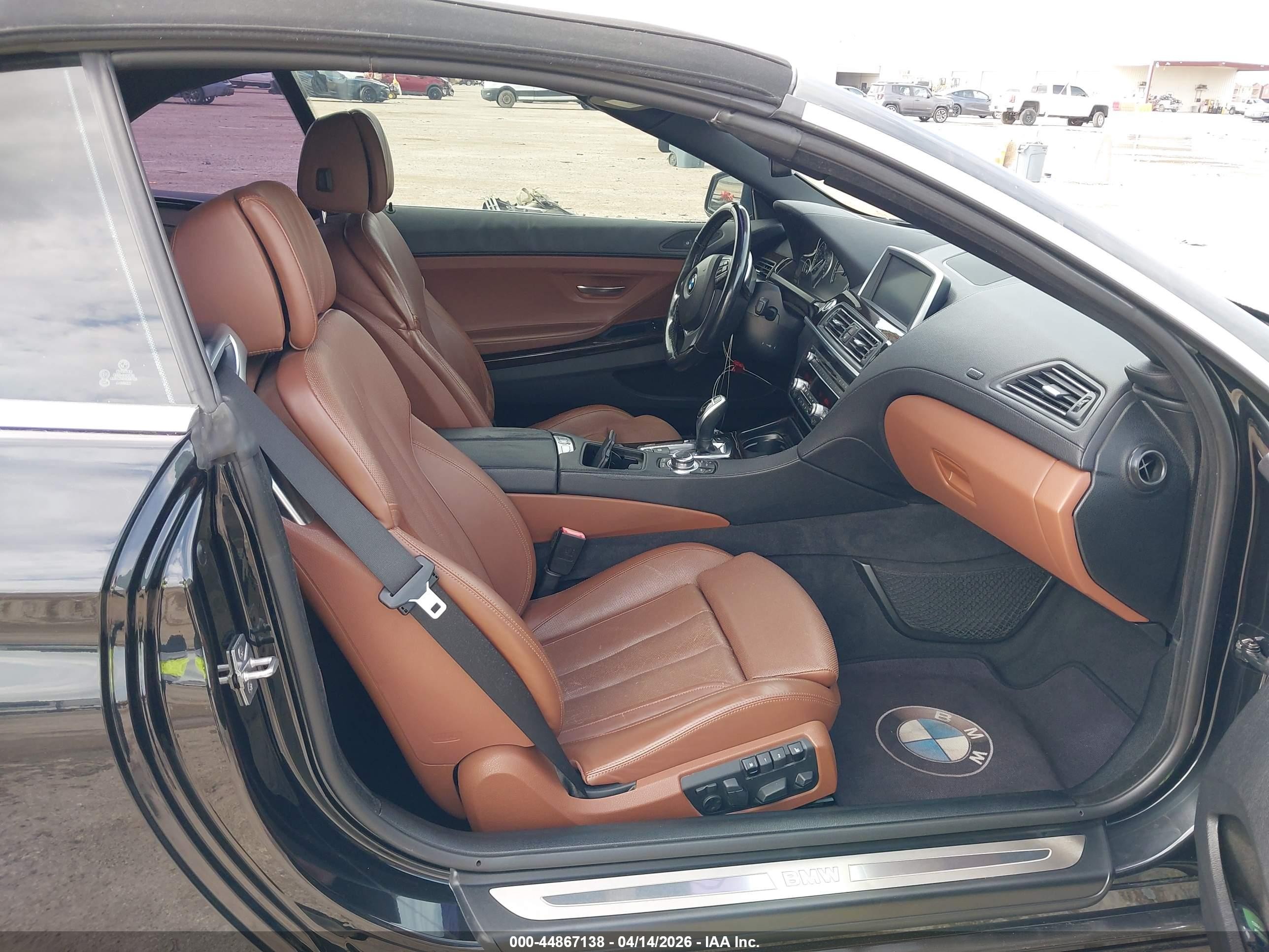 2012 Bmw 650i   Black vin: WBALZ3C58CDL72918