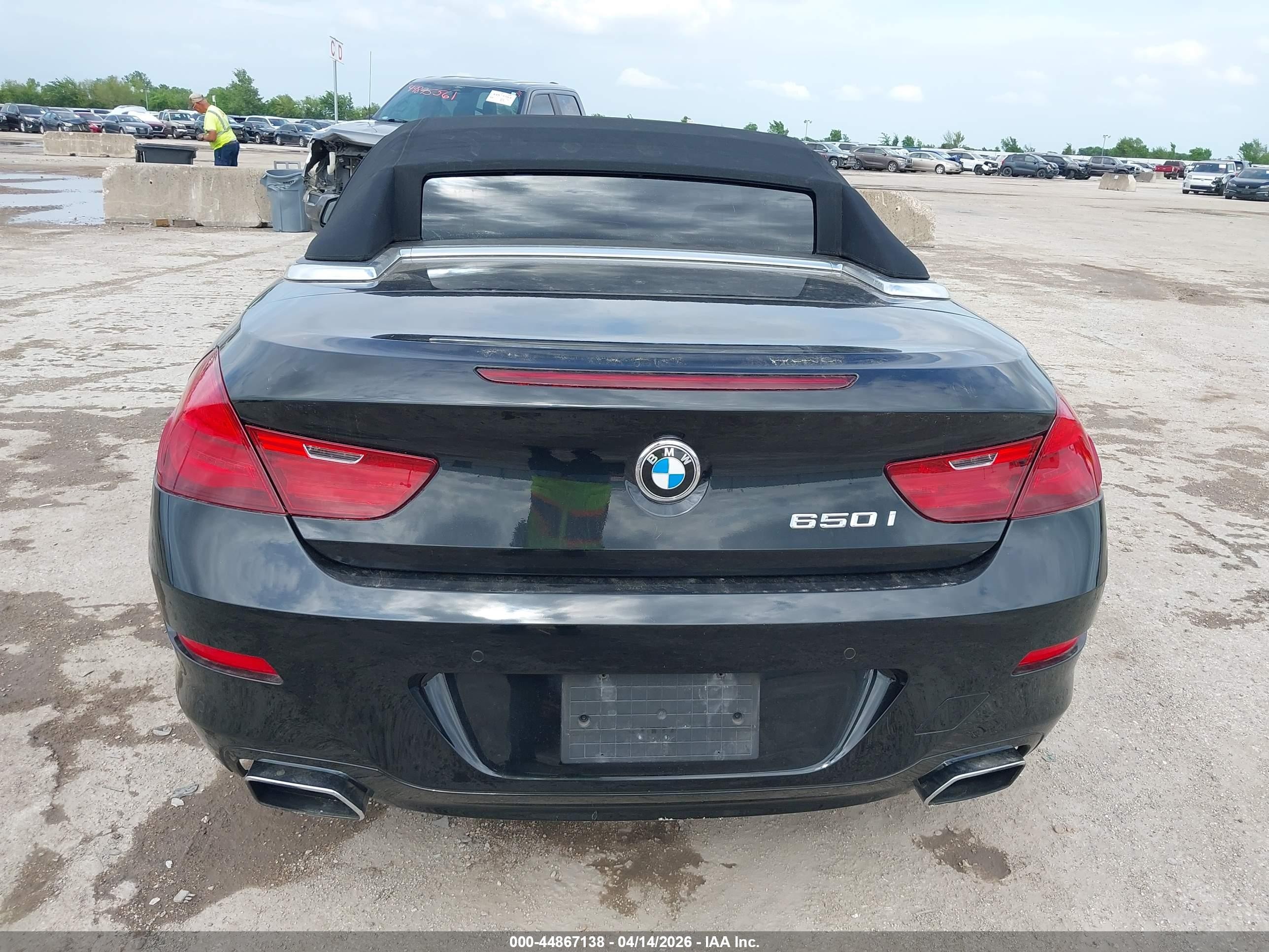 2012 Bmw 650i   Black vin: WBALZ3C58CDL72918