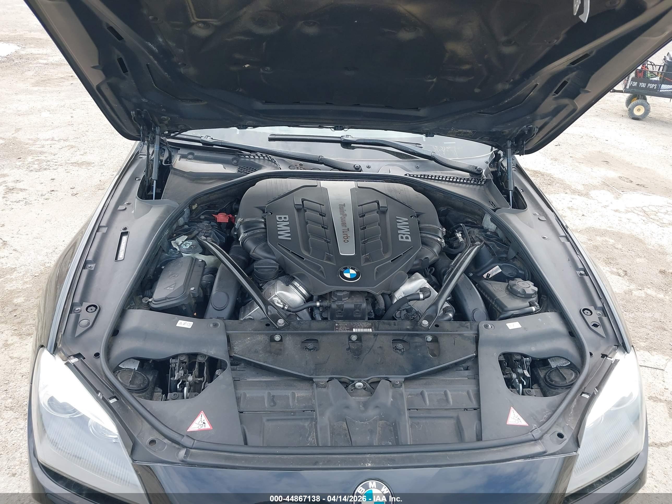 2012 Bmw 650i   Black vin: WBALZ3C58CDL72918