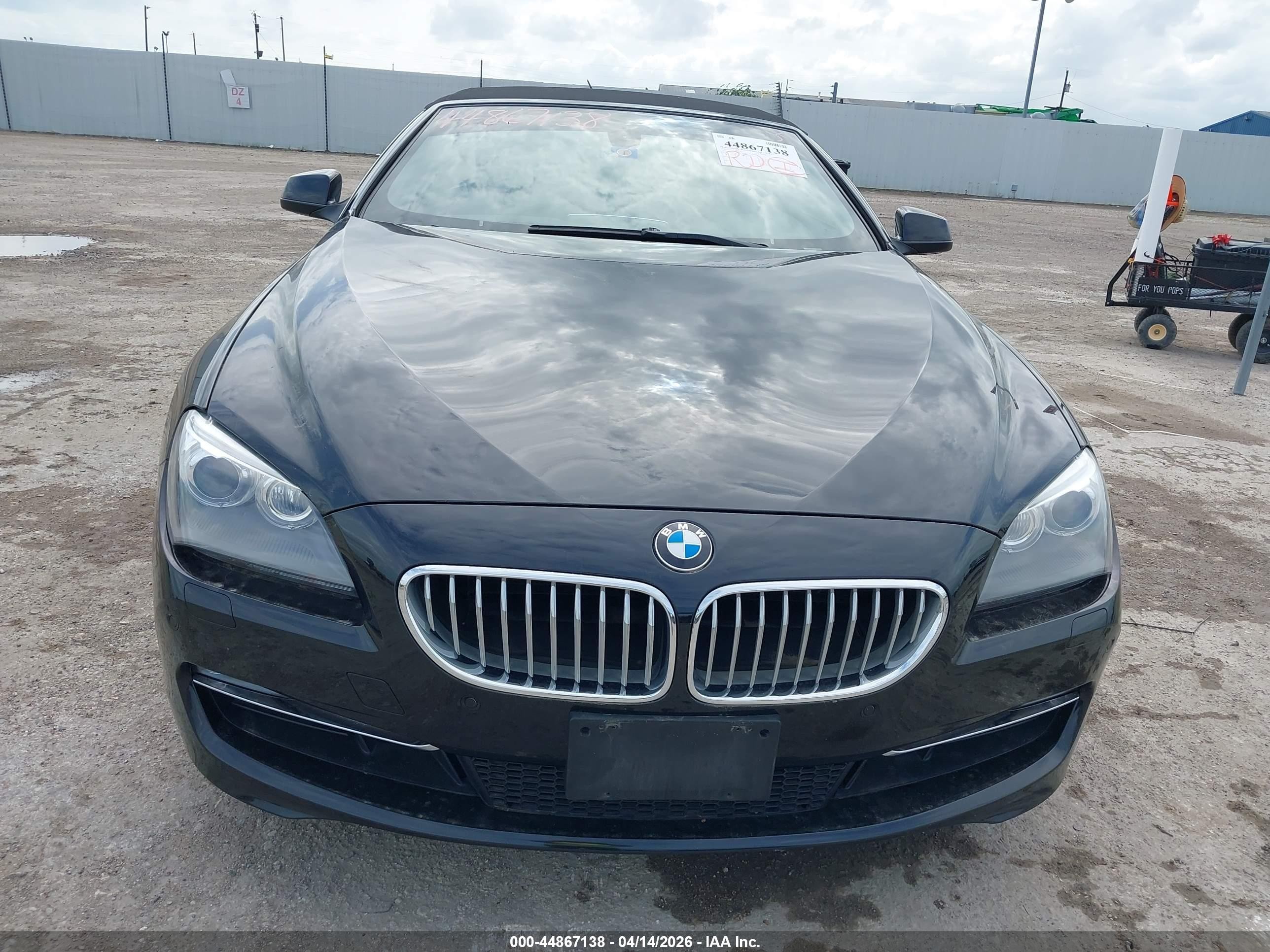 2012 Bmw 650i   Black vin: WBALZ3C58CDL72918