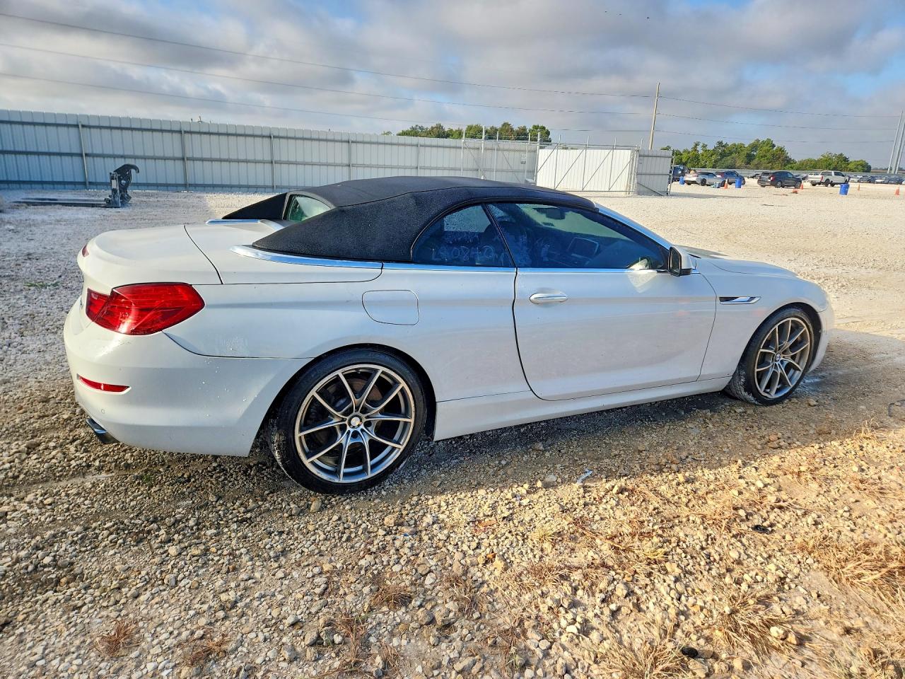 2012 Bmw 650 I White vin: WBALZ3C59CDL70840