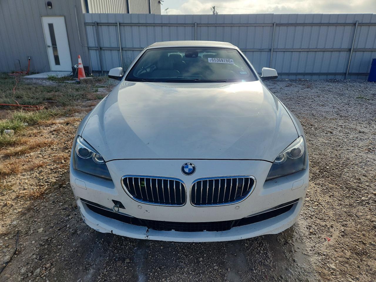 2012 Bmw 650 I White vin: WBALZ3C59CDL70840