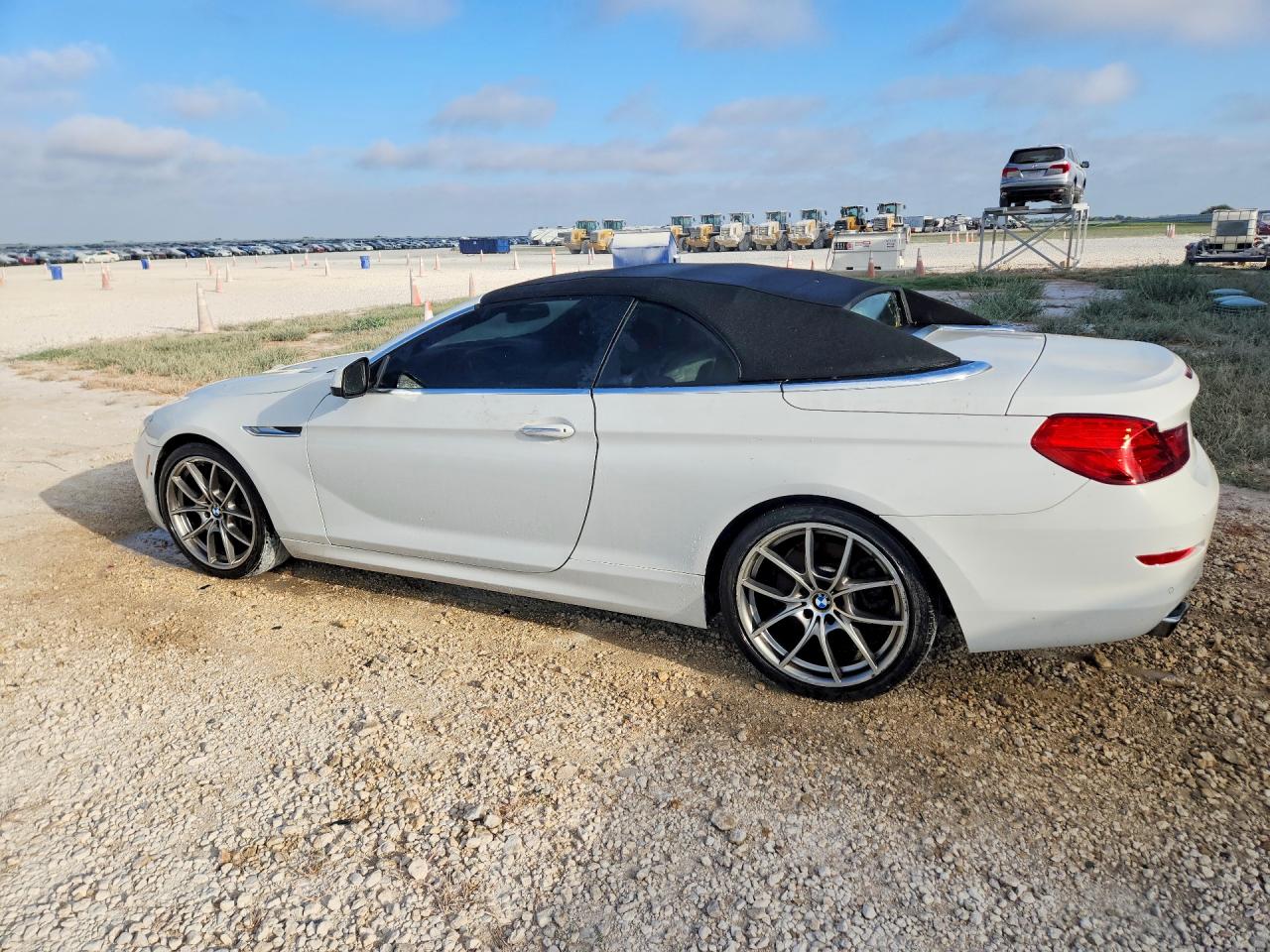 2012 Bmw 650 I White vin: WBALZ3C59CDL70840