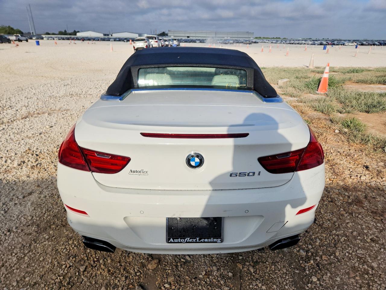 2012 Bmw 650 I White vin: WBALZ3C59CDL70840