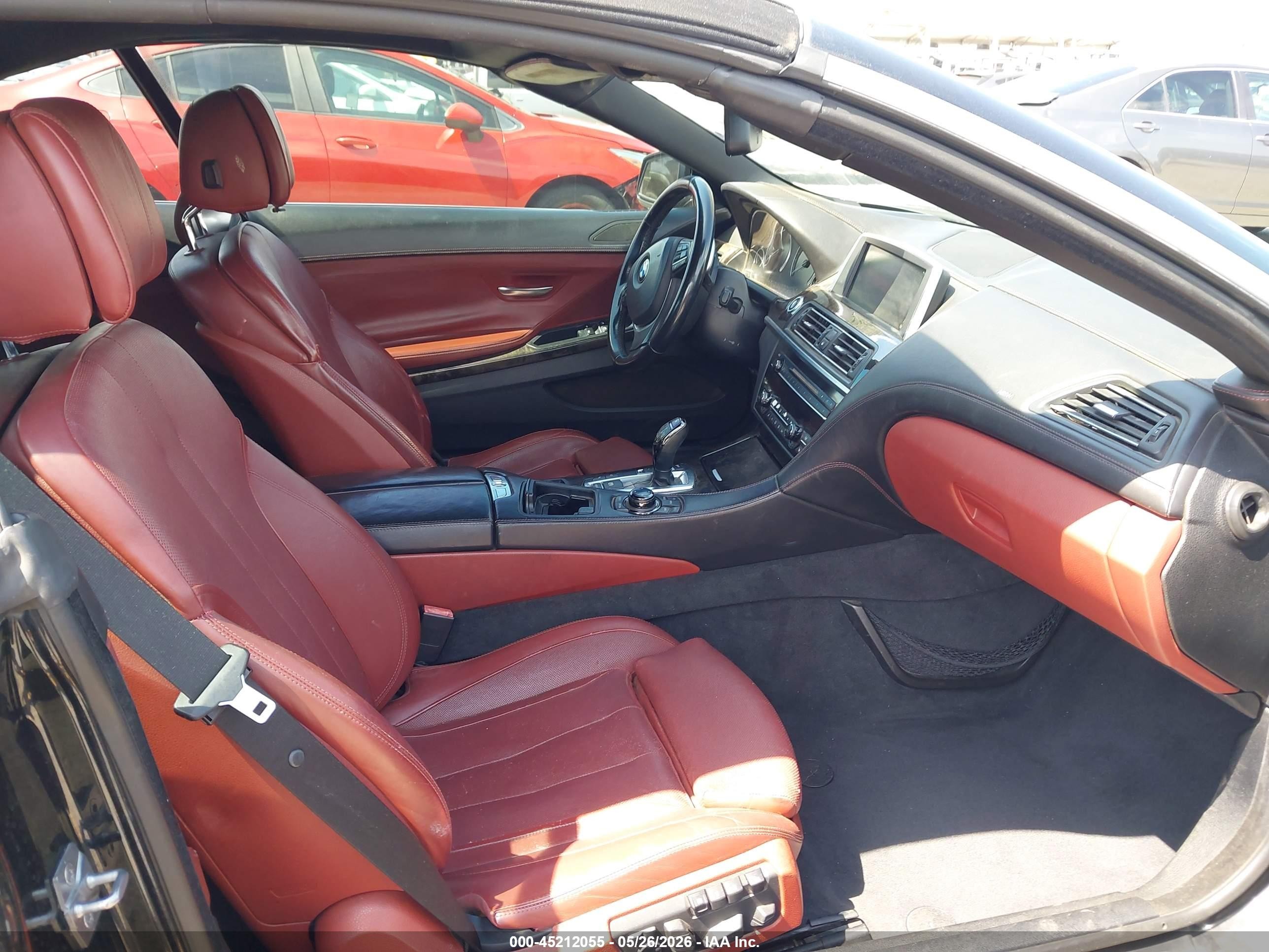 2012 Bmw 650i   Black vin: WBALZ3C59CDL71602