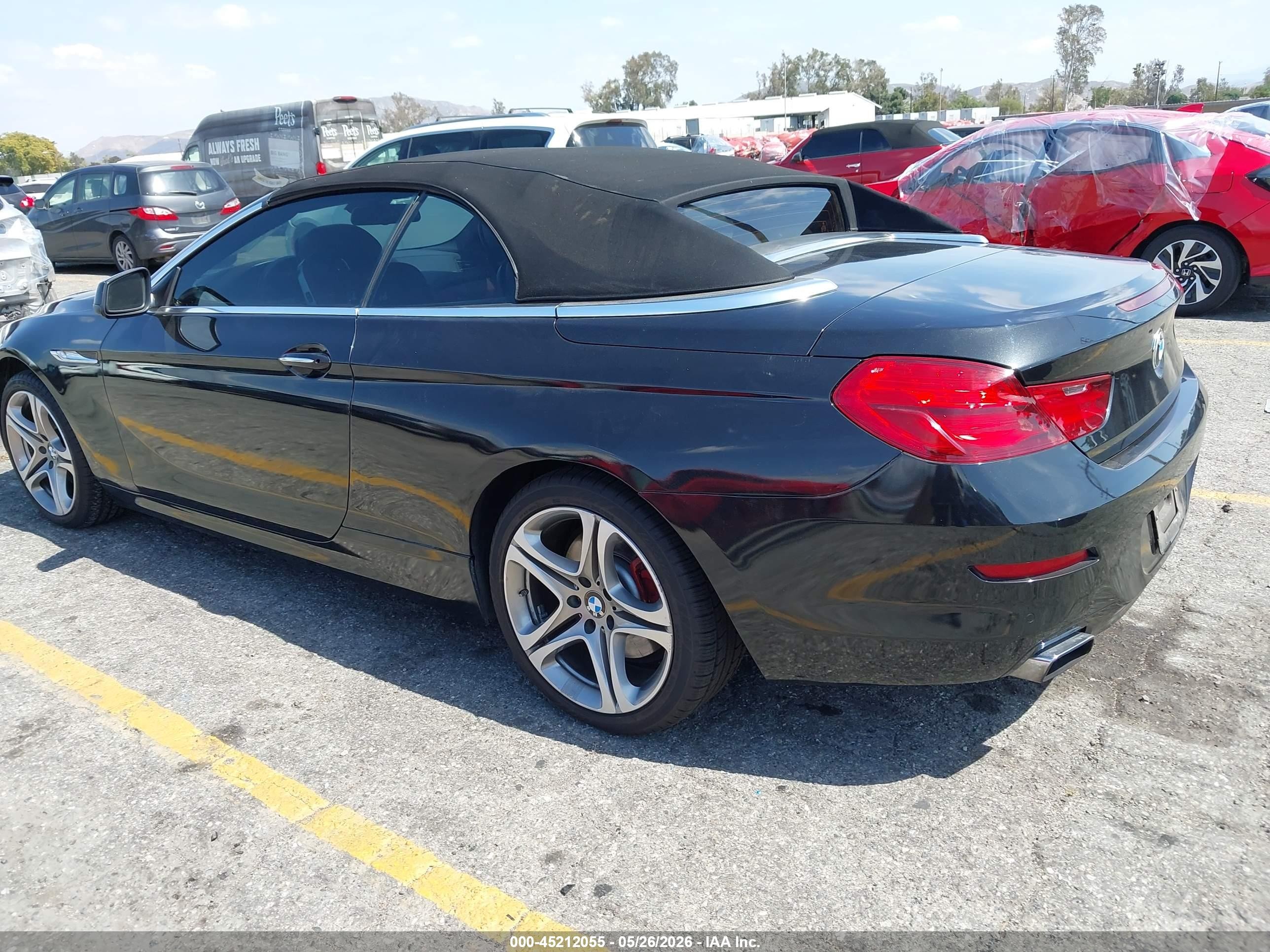 2012 Bmw 650i   Black vin: WBALZ3C59CDL71602